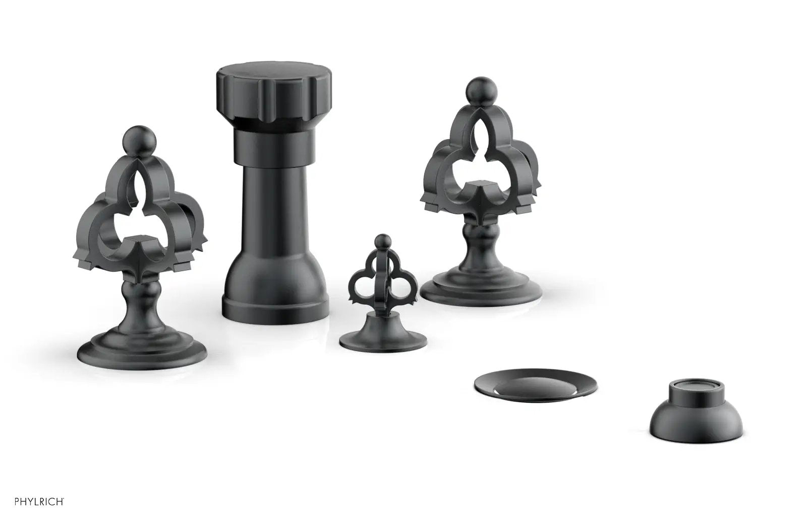 Phylrich COURONNE Four Hole Bidet Set by Phylrich