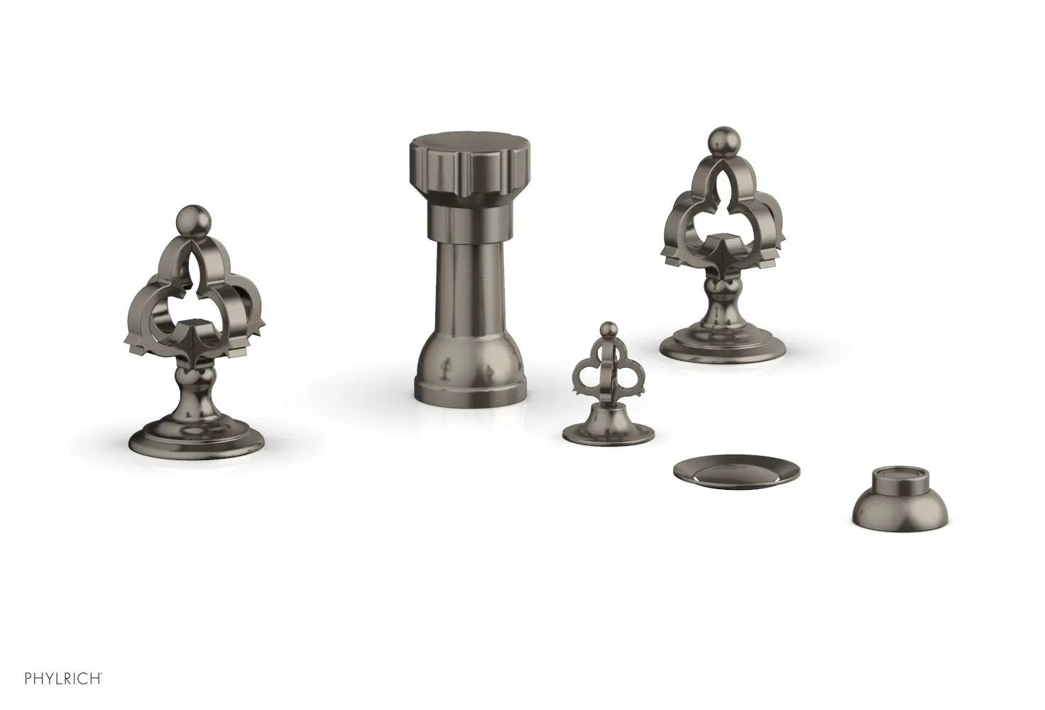 Phylrich COURONNE Four Hole Bidet Set by Phylrich
