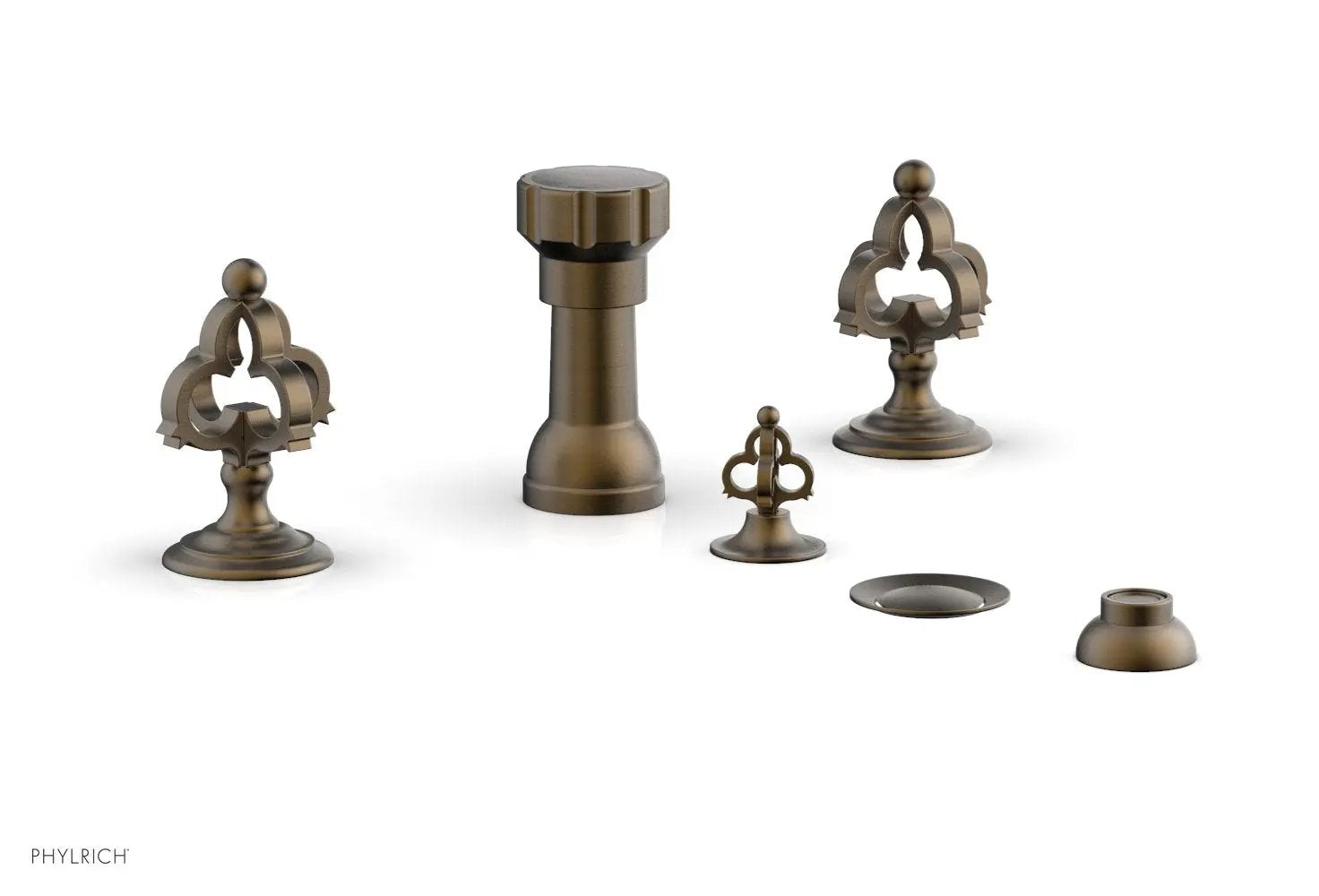 Phylrich COURONNE Four Hole Bidet Set by Phylrich