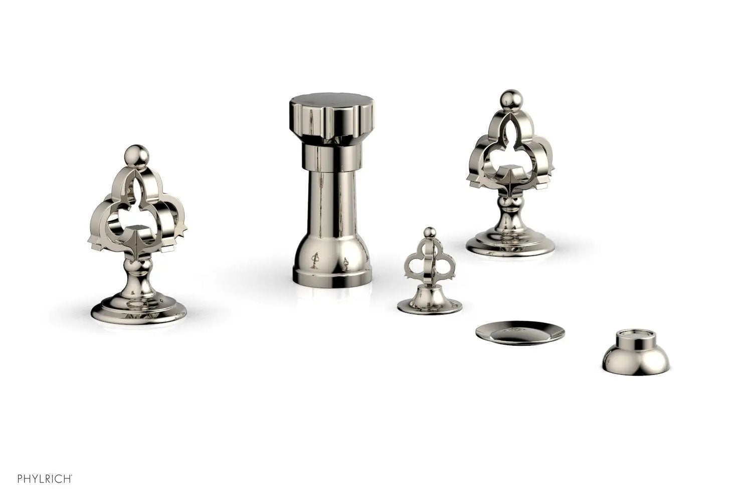 Phylrich COURONNE Four Hole Bidet Set by Phylrich