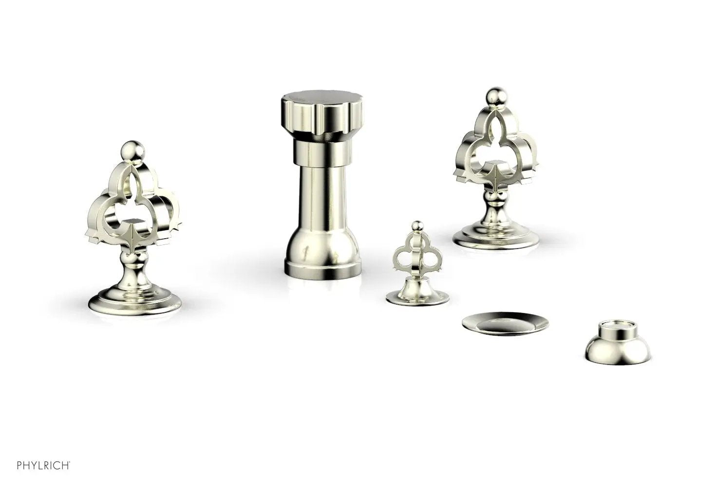 Phylrich COURONNE Four Hole Bidet Set by Phylrich