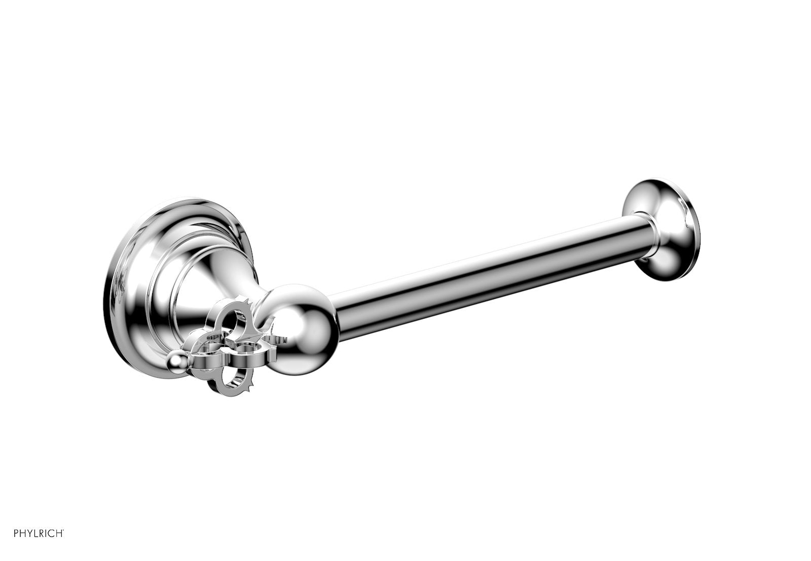 polished chrome paper holder