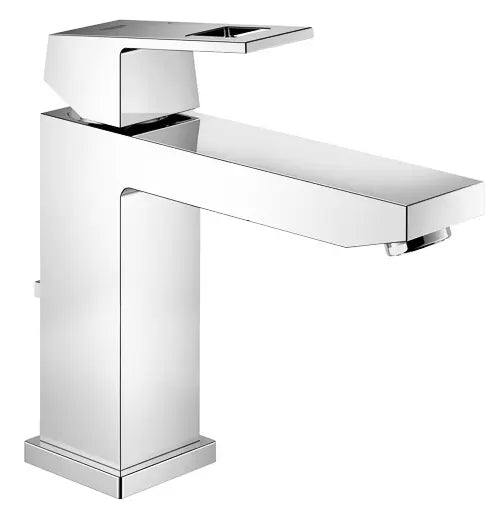 chrome bathroom faucet