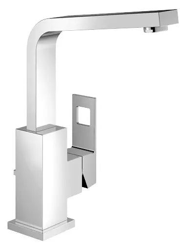 chrome bathroom faucet