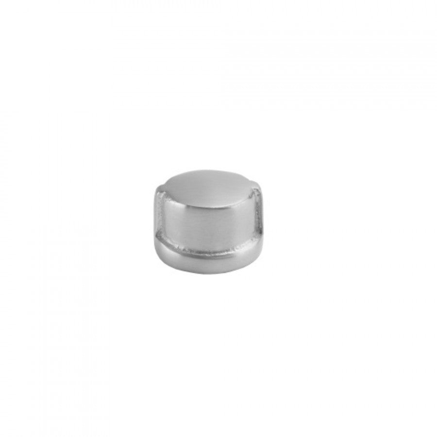 polished chrome fitting cap