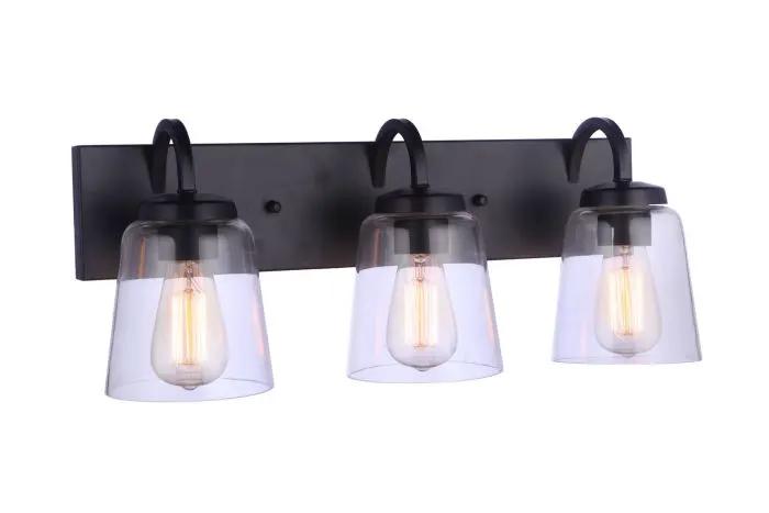 flat black wall sconces