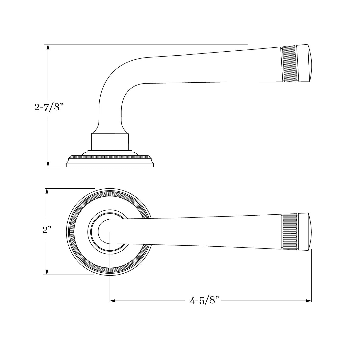 interior lever set