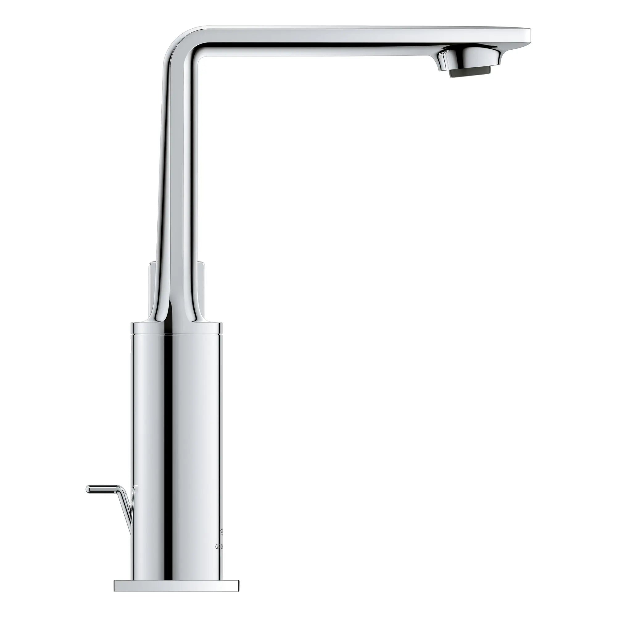 chrome bathroom faucet