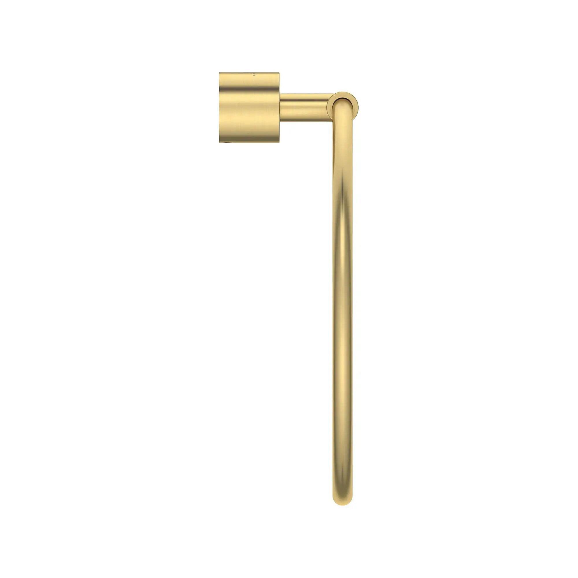 brushed cool sunrise towel ring
