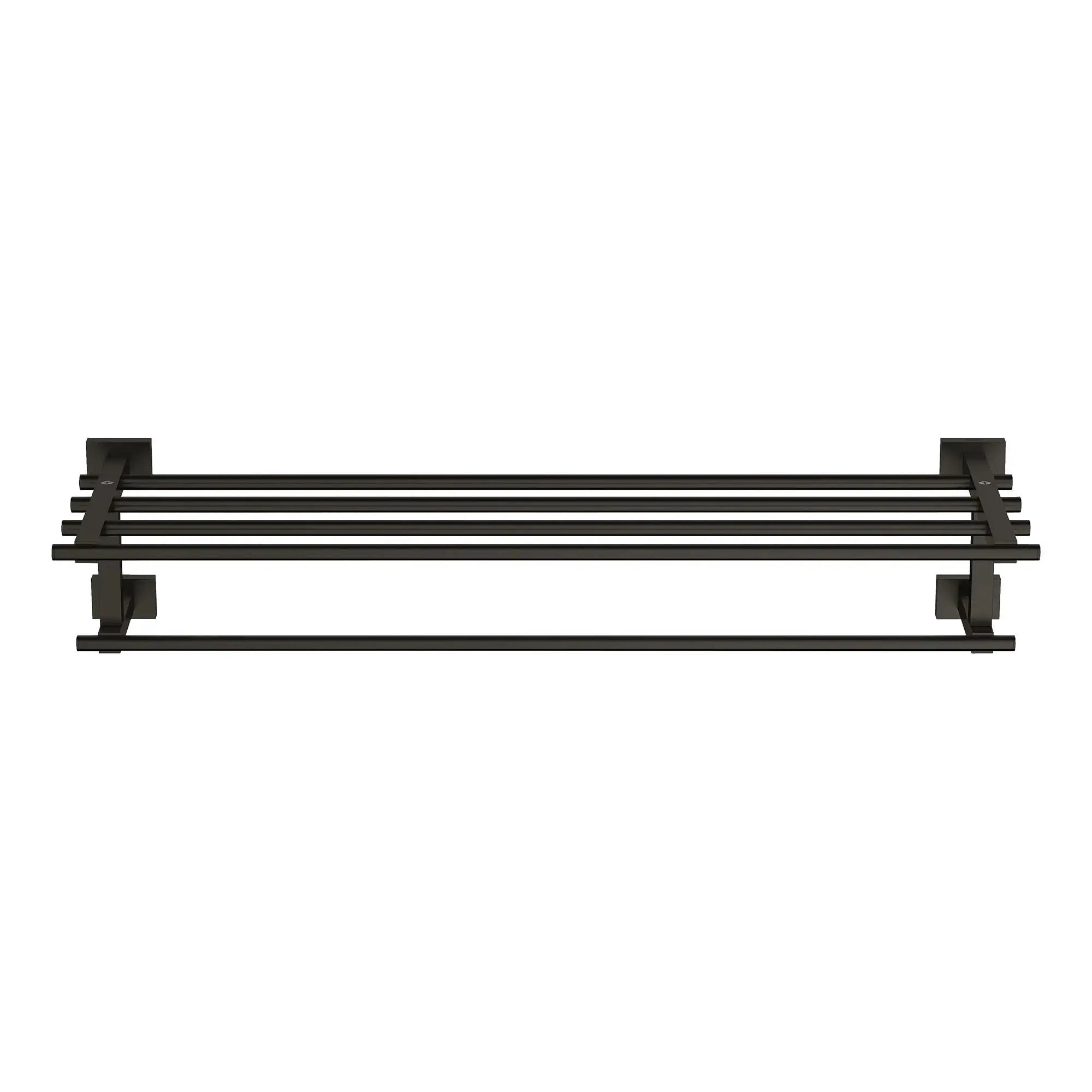 matte black towel rack