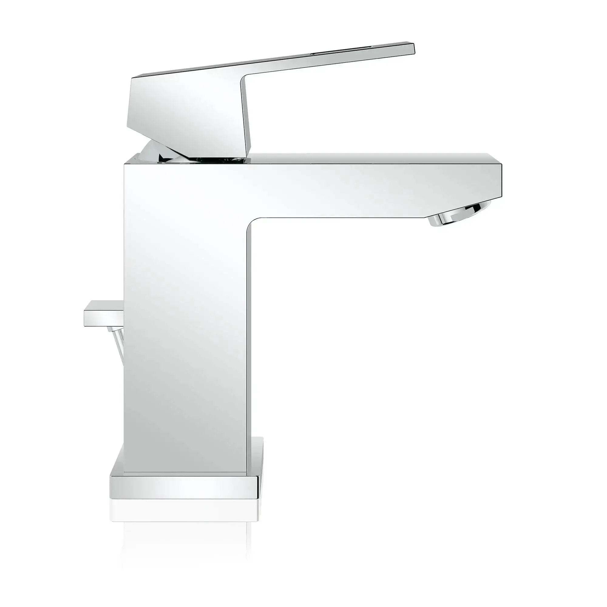 chrome bathroom faucet