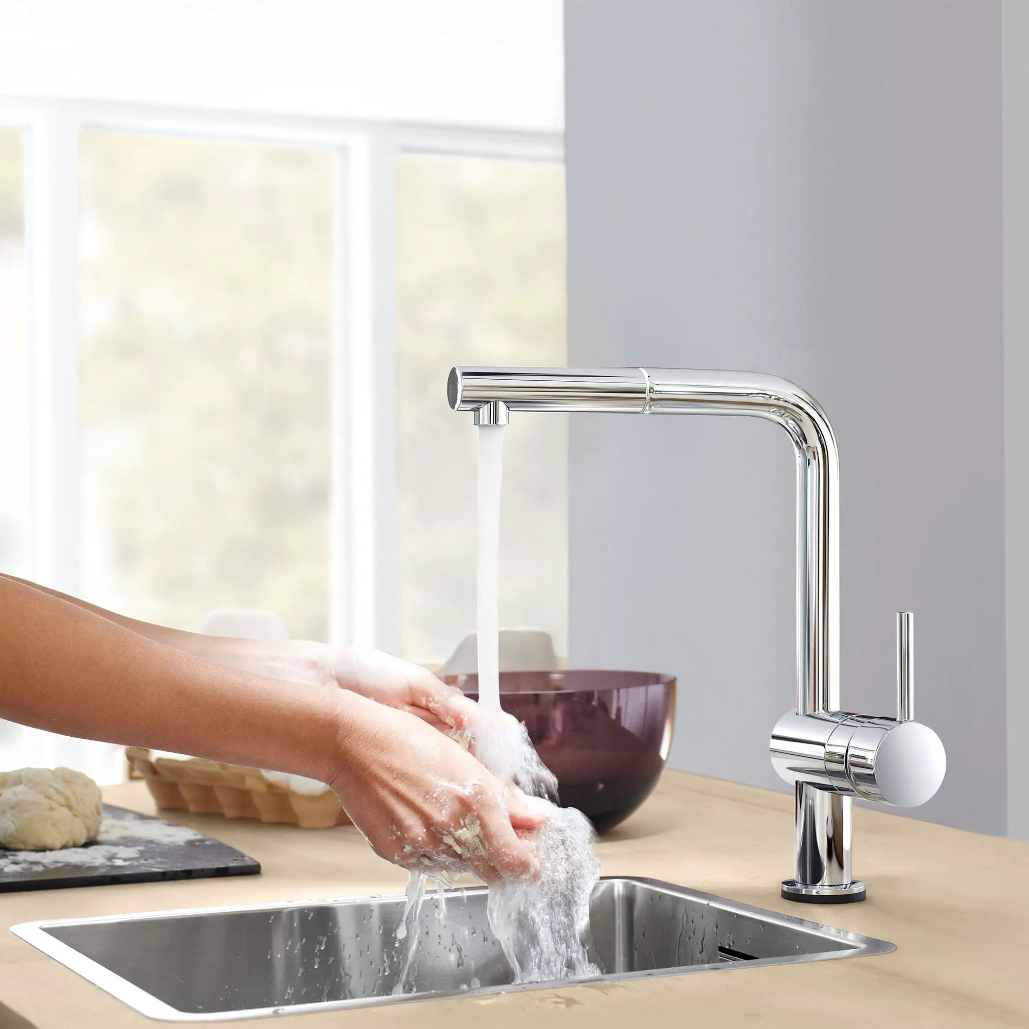 starlight chrome kitchen faucet