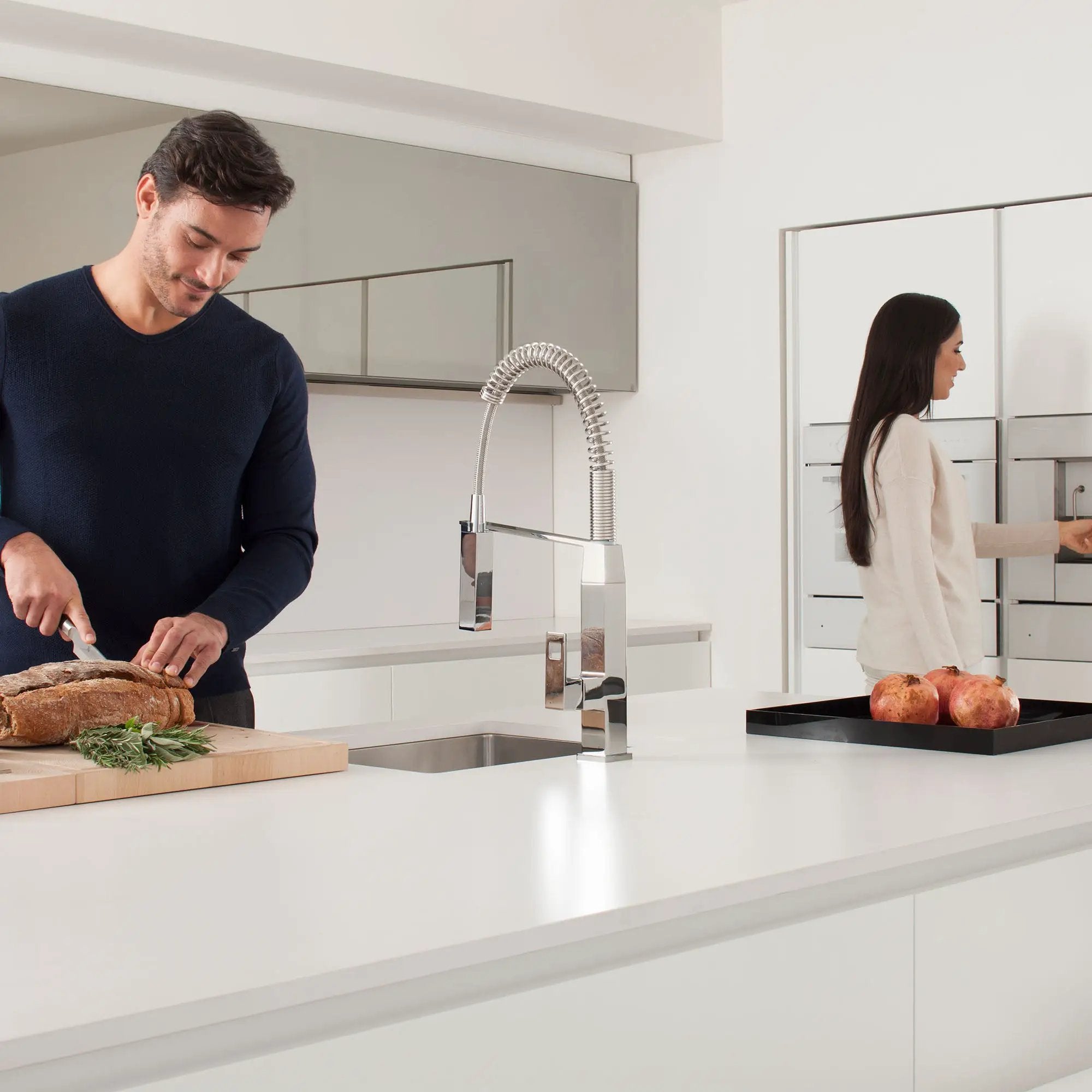 starlight chrome kitchen faucet