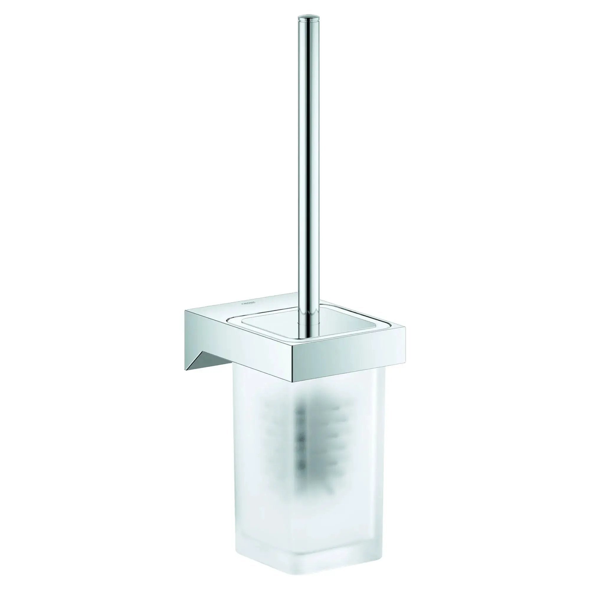 chrome toilet brush