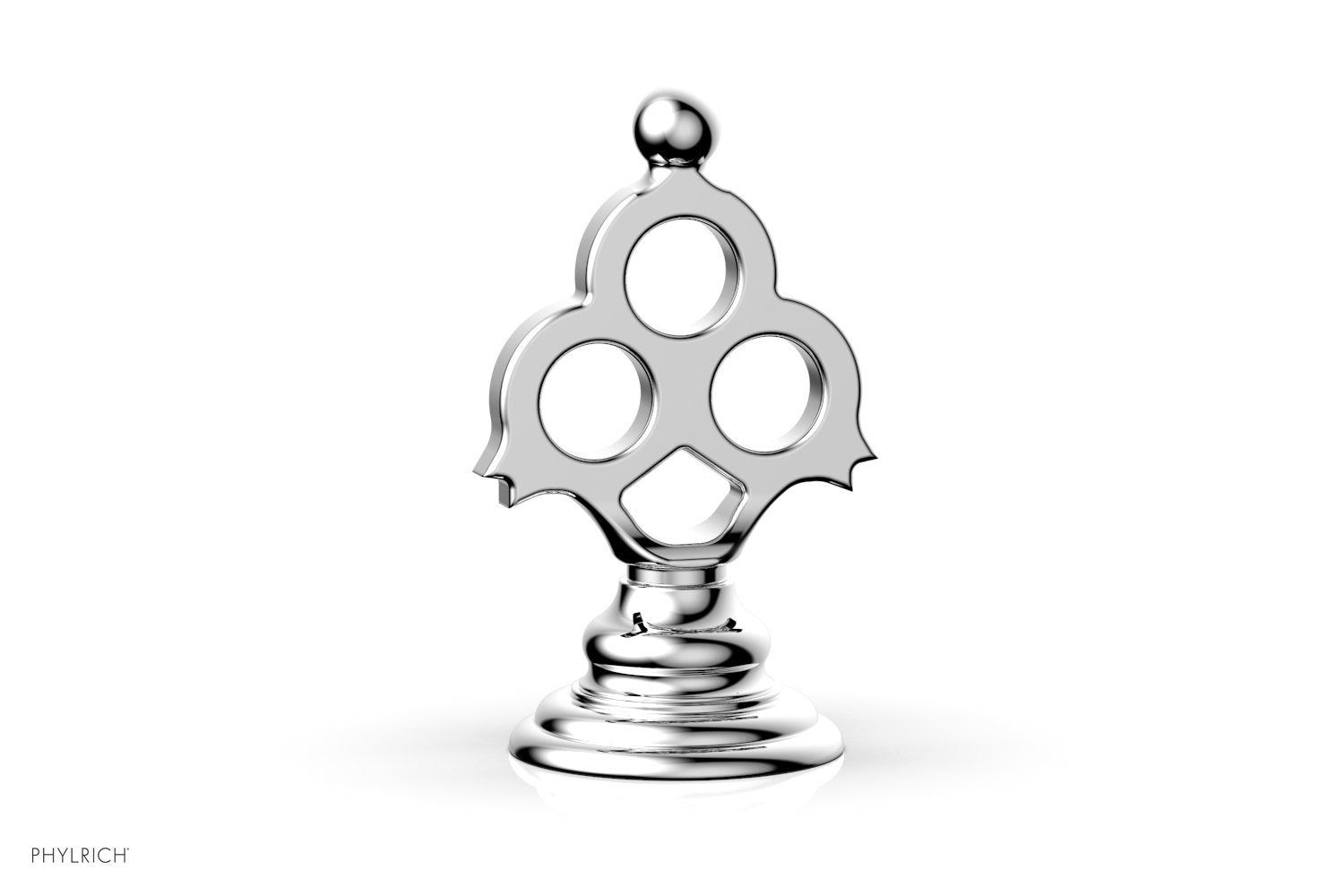 polished chrome volume control