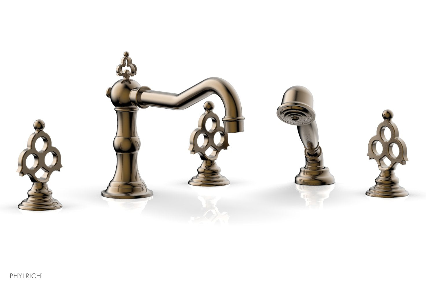 Phylrich MAISON Deck Tub Set with Hand Shower