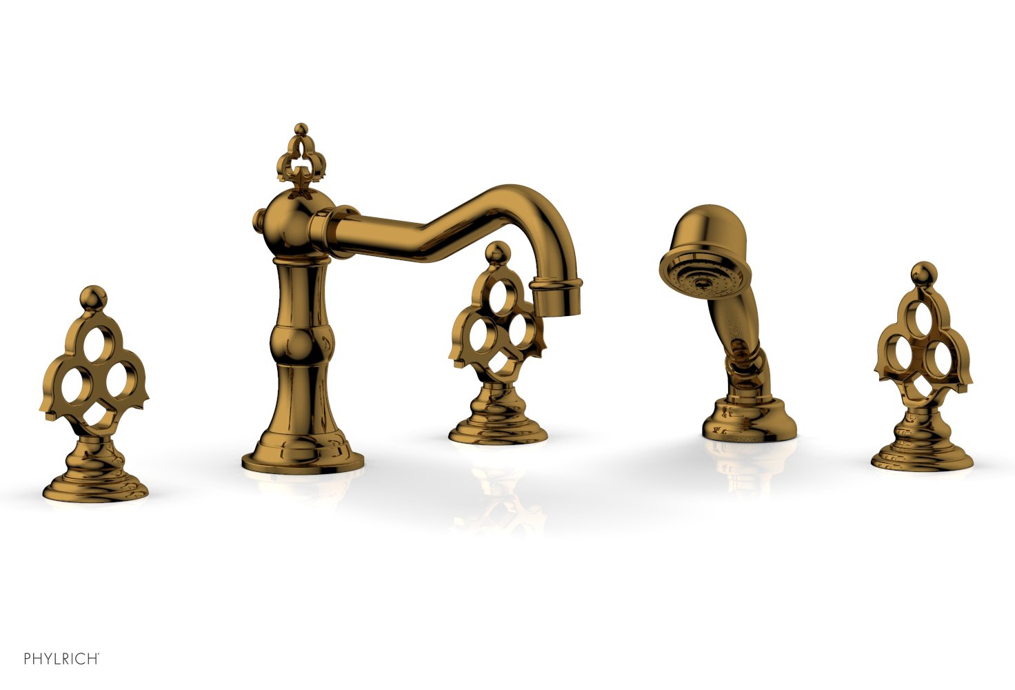 Phylrich MAISON Deck Tub Set with Hand Shower