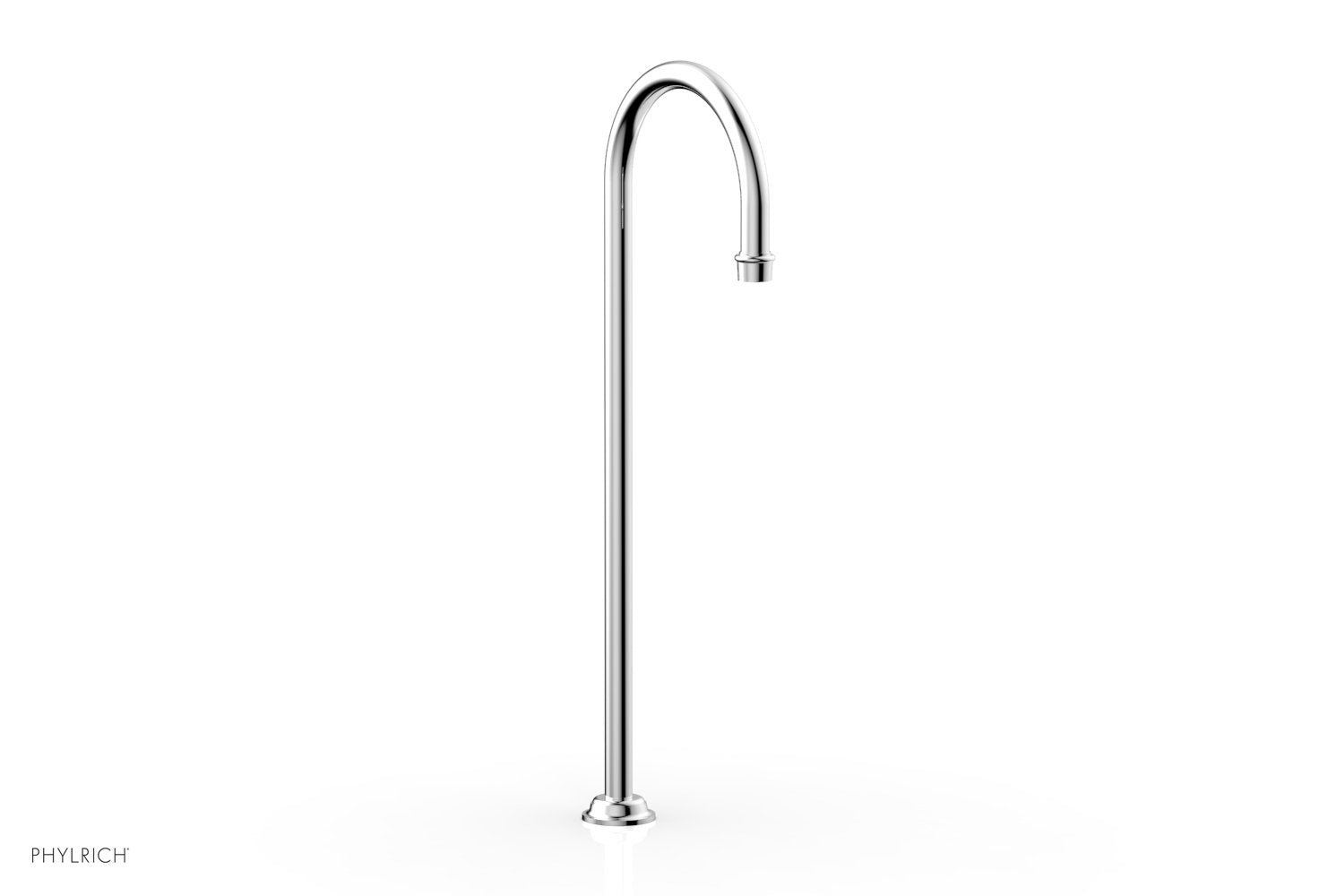 polished chrome spout