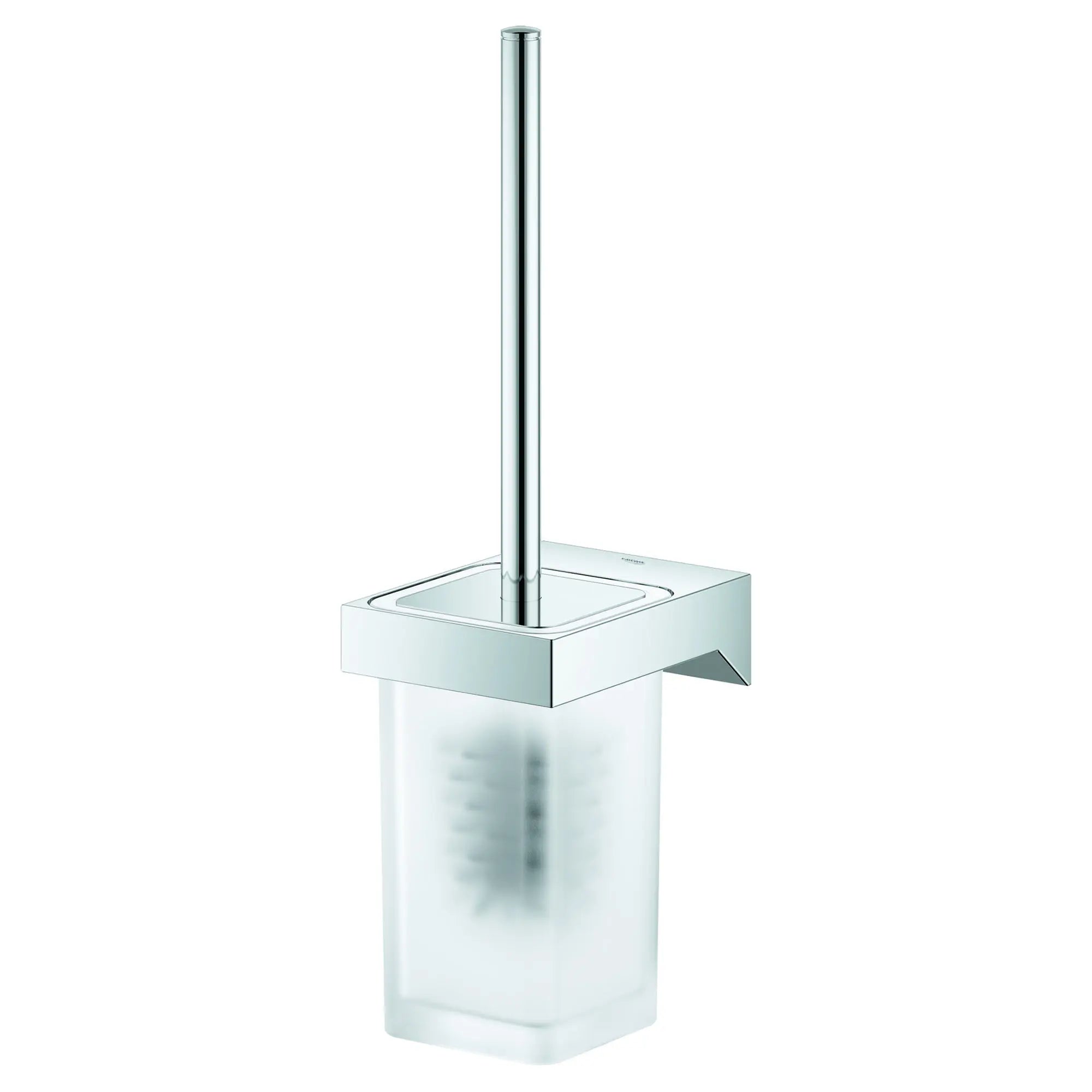 chrome toilet brush