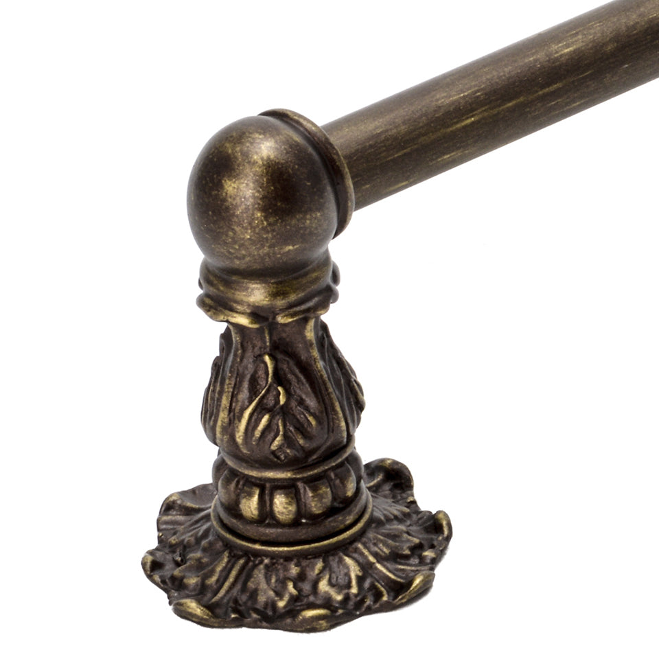 antique brass towel bars/rack