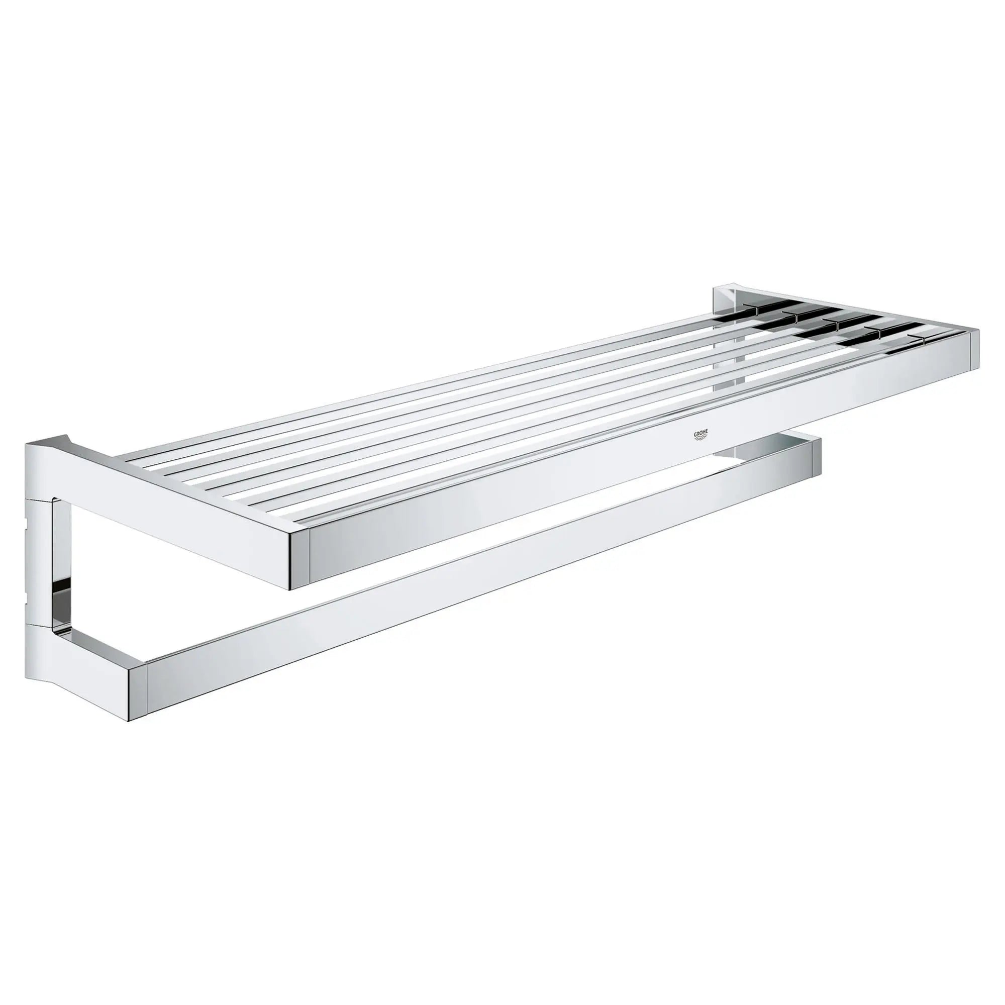 chrome towel rack