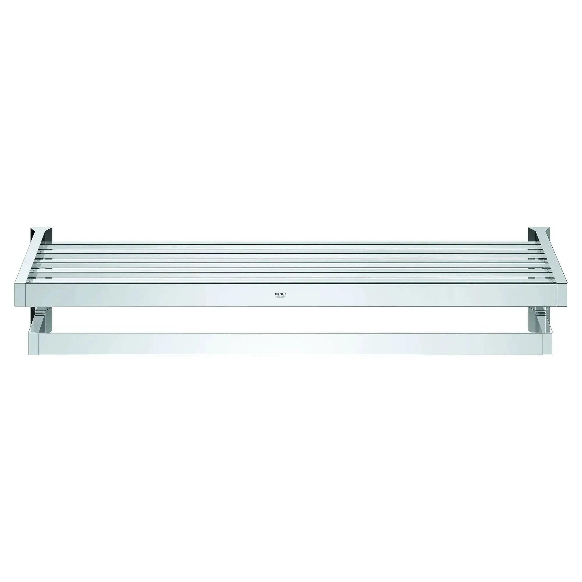 chrome towel rack