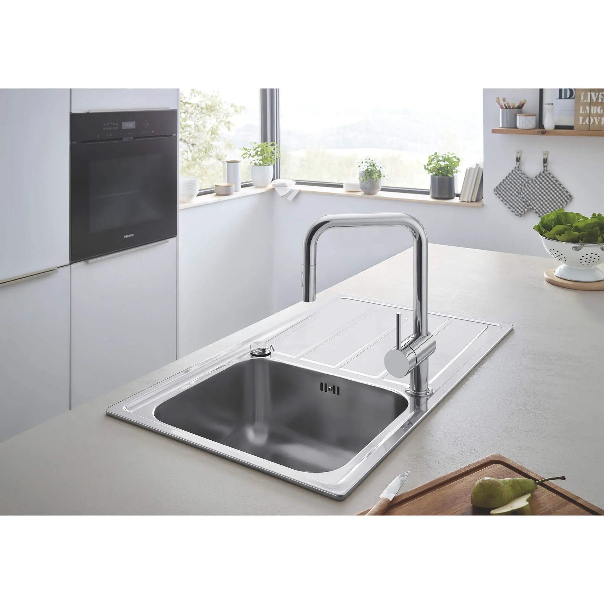 starlight chrome kitchen faucet