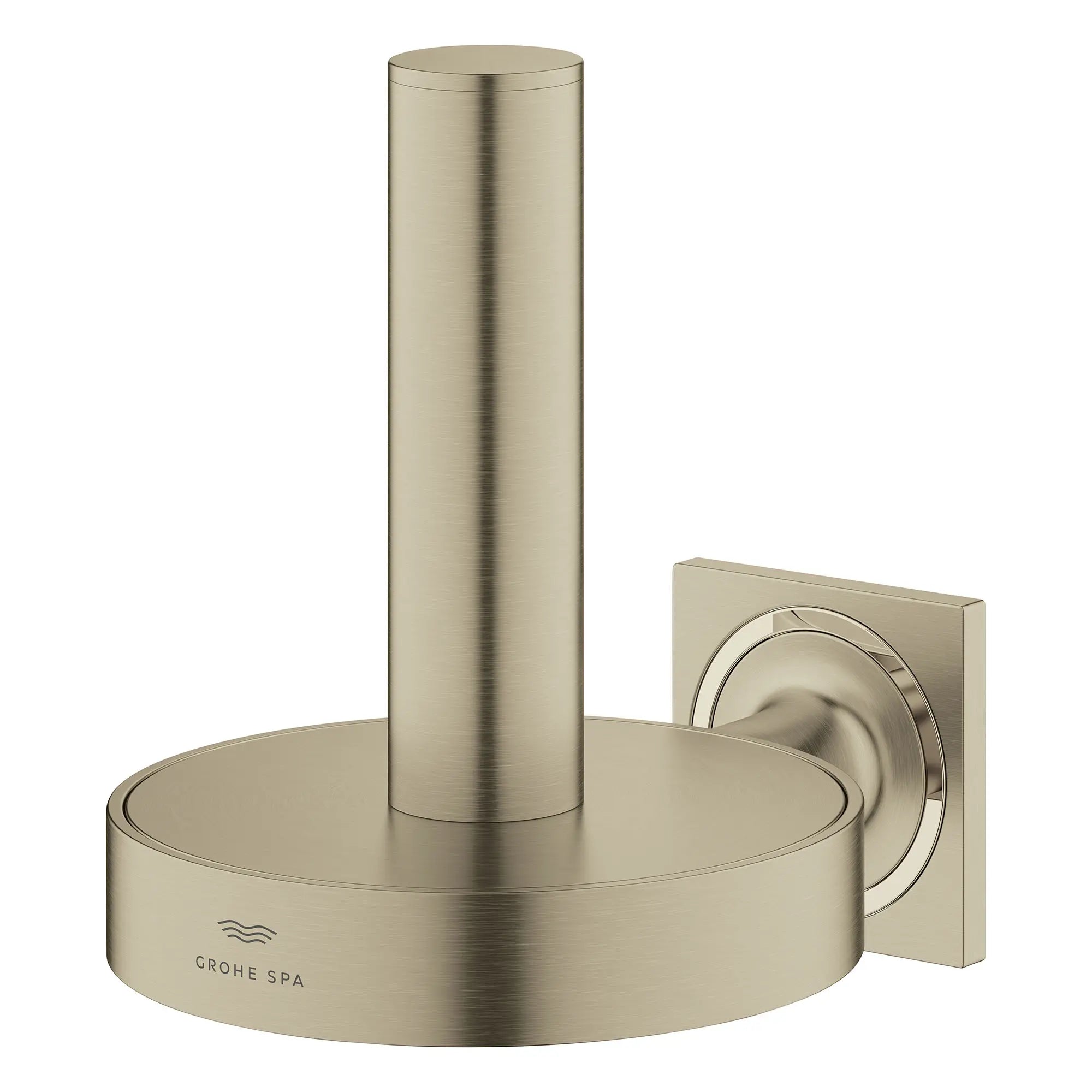 brushed nickel toilet paper holder