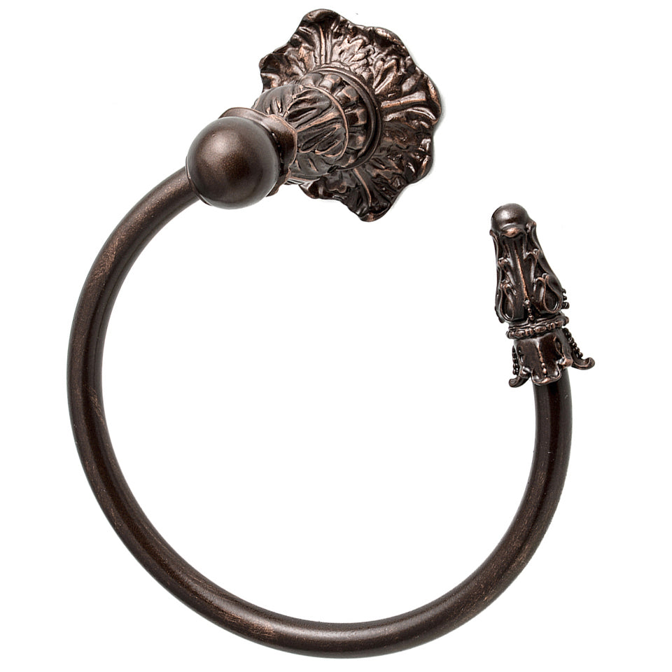 oil rub bronze towel ring