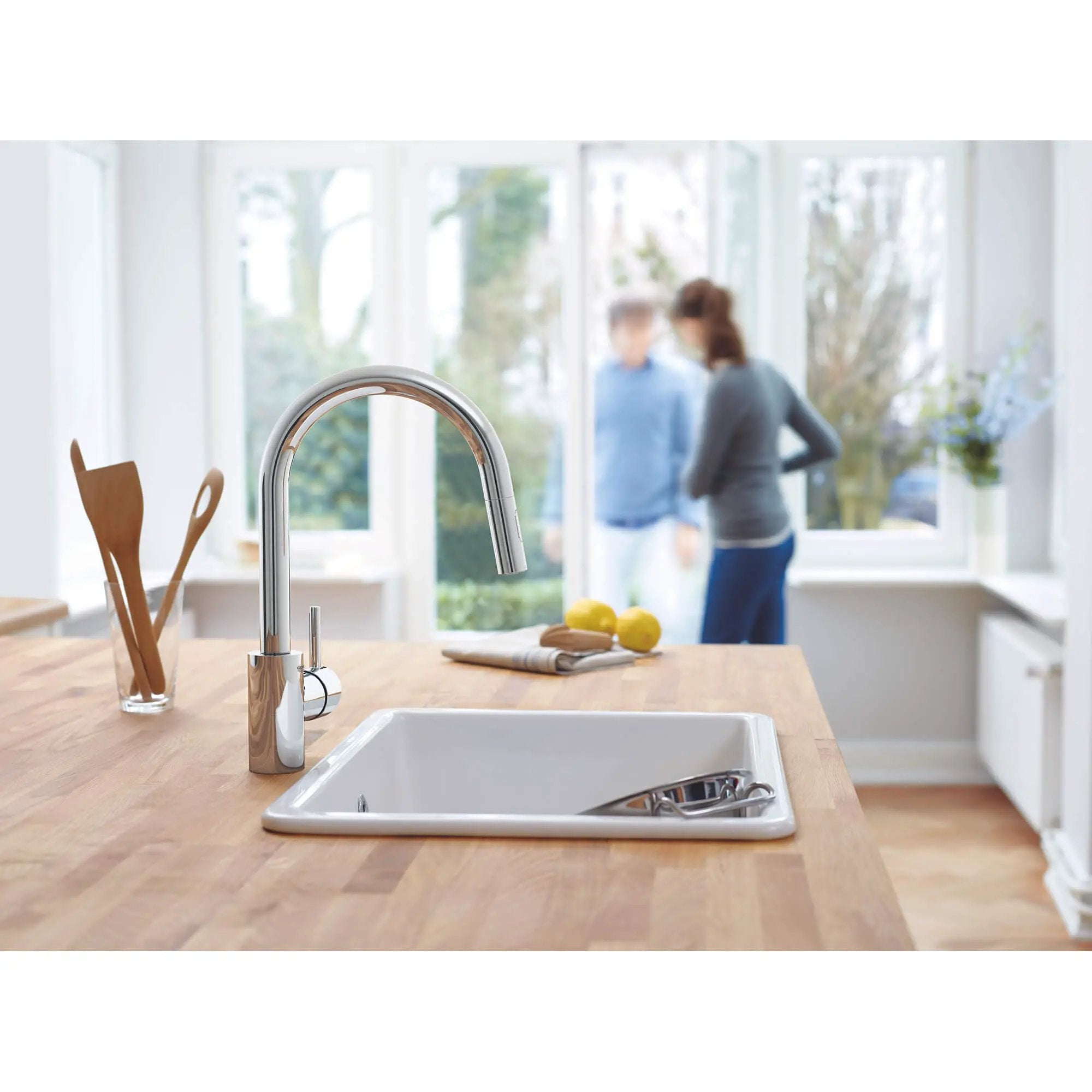 starlight chrome kitchen faucet