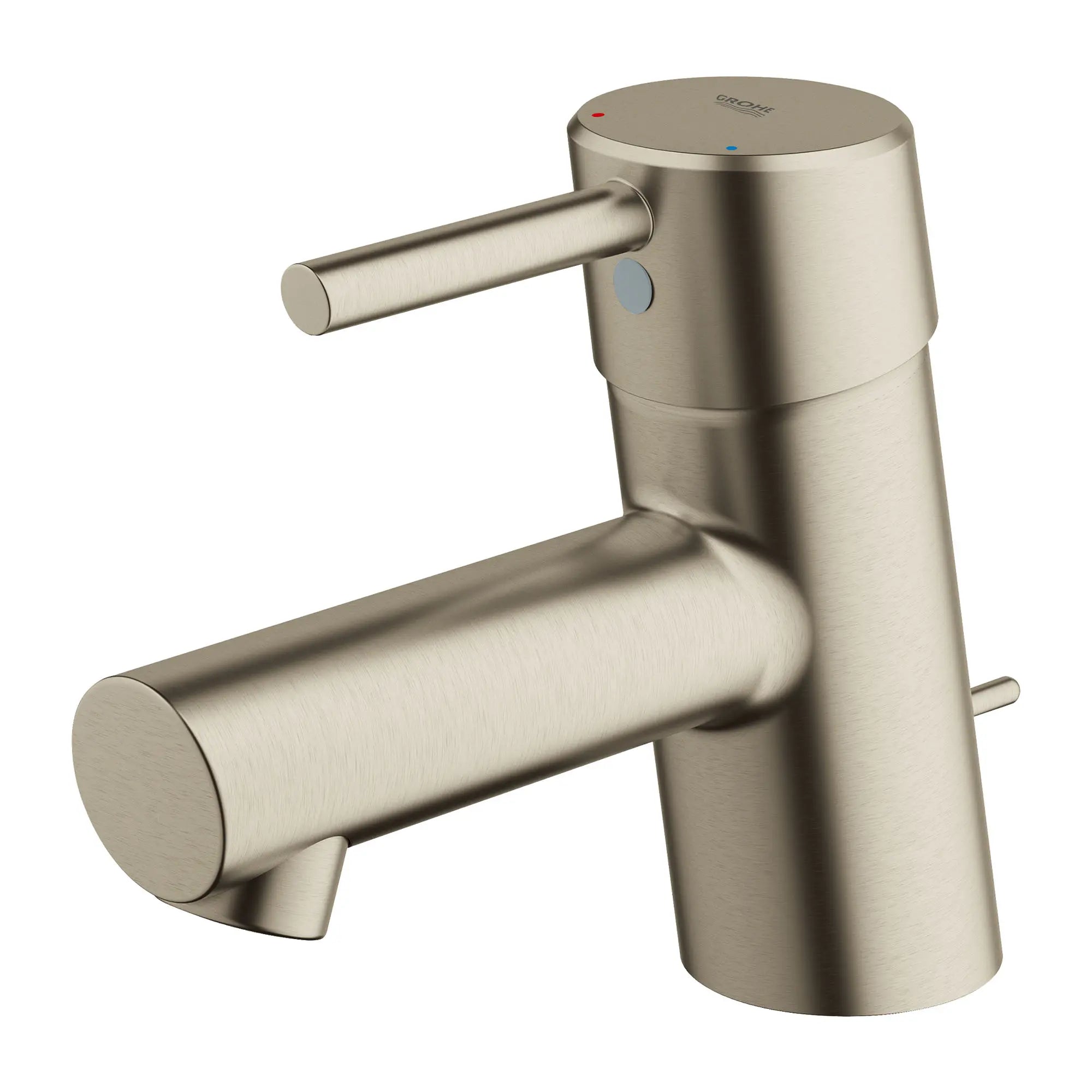 brushed nickel bathroom faucet