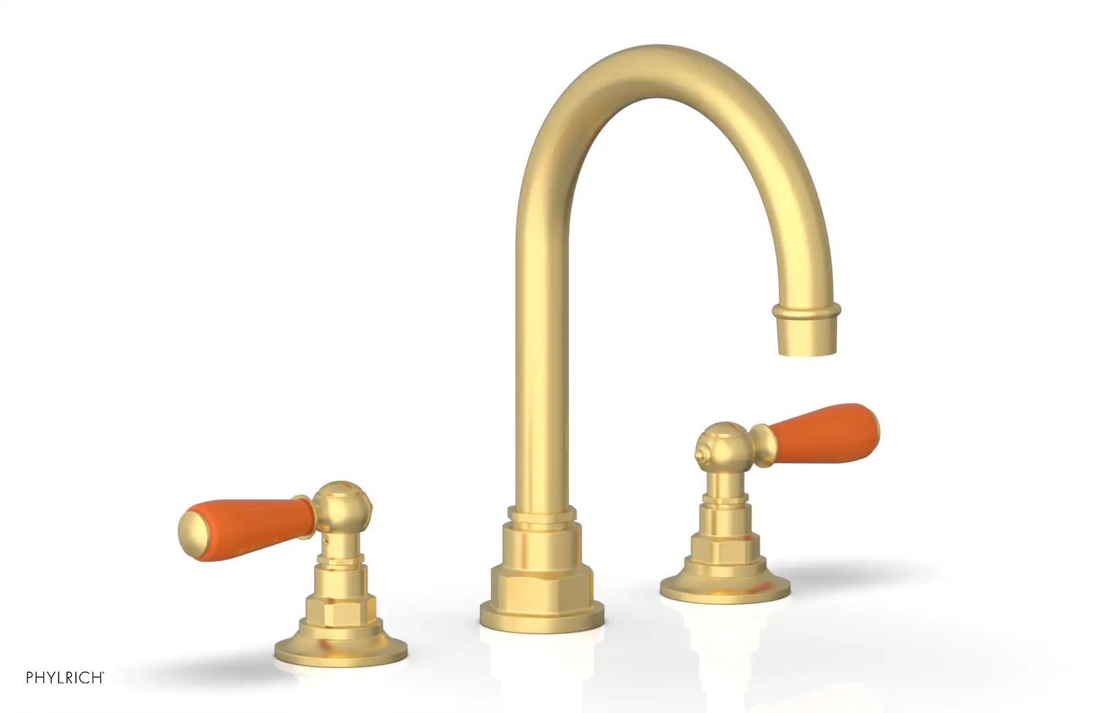 Phylrich Jamestown High Spout Widespread Faucet with Lever Handle by Phylrich
