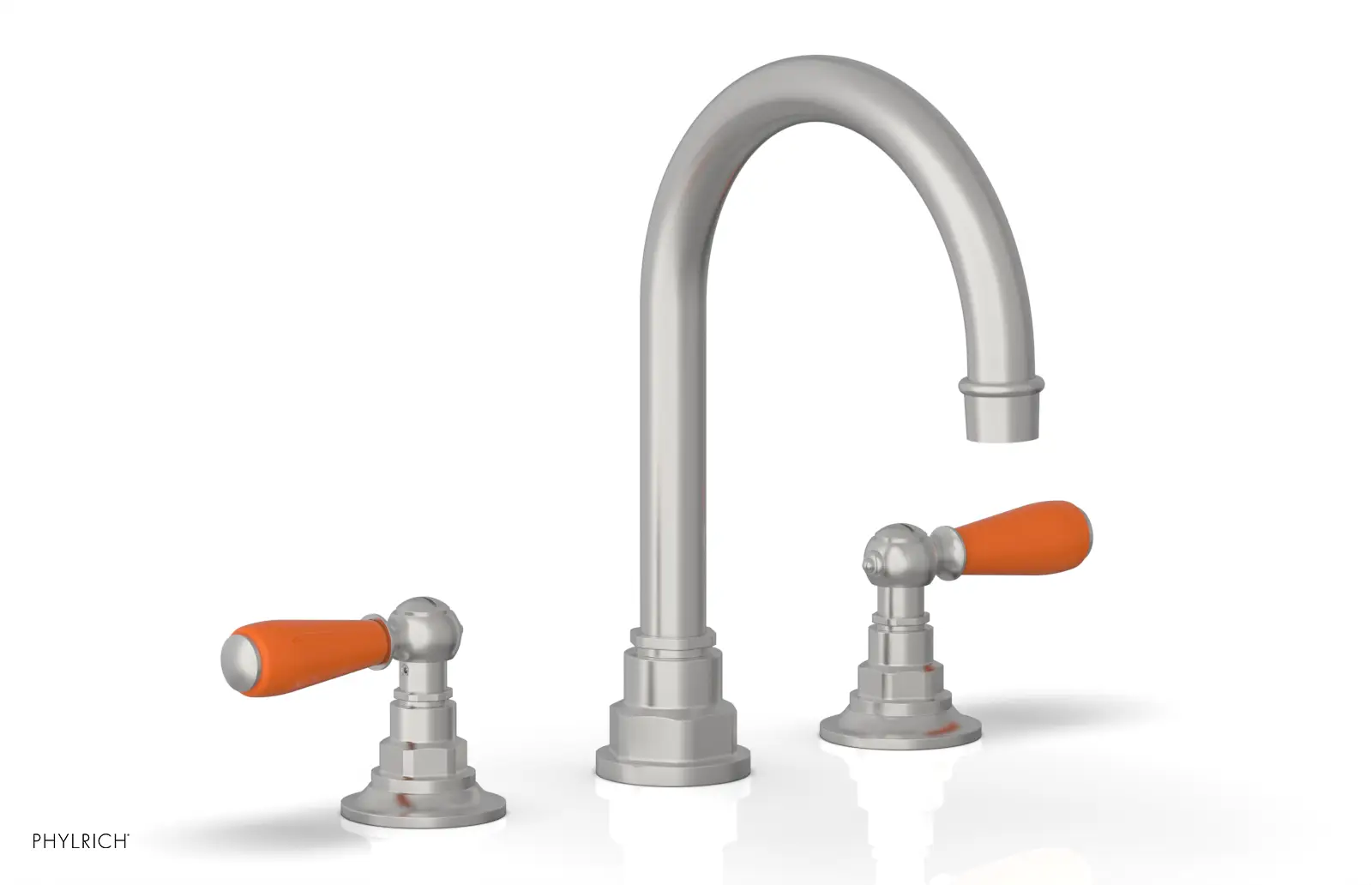 Phylrich Jamestown High Spout Widespread Faucet with Lever Handle by Phylrich