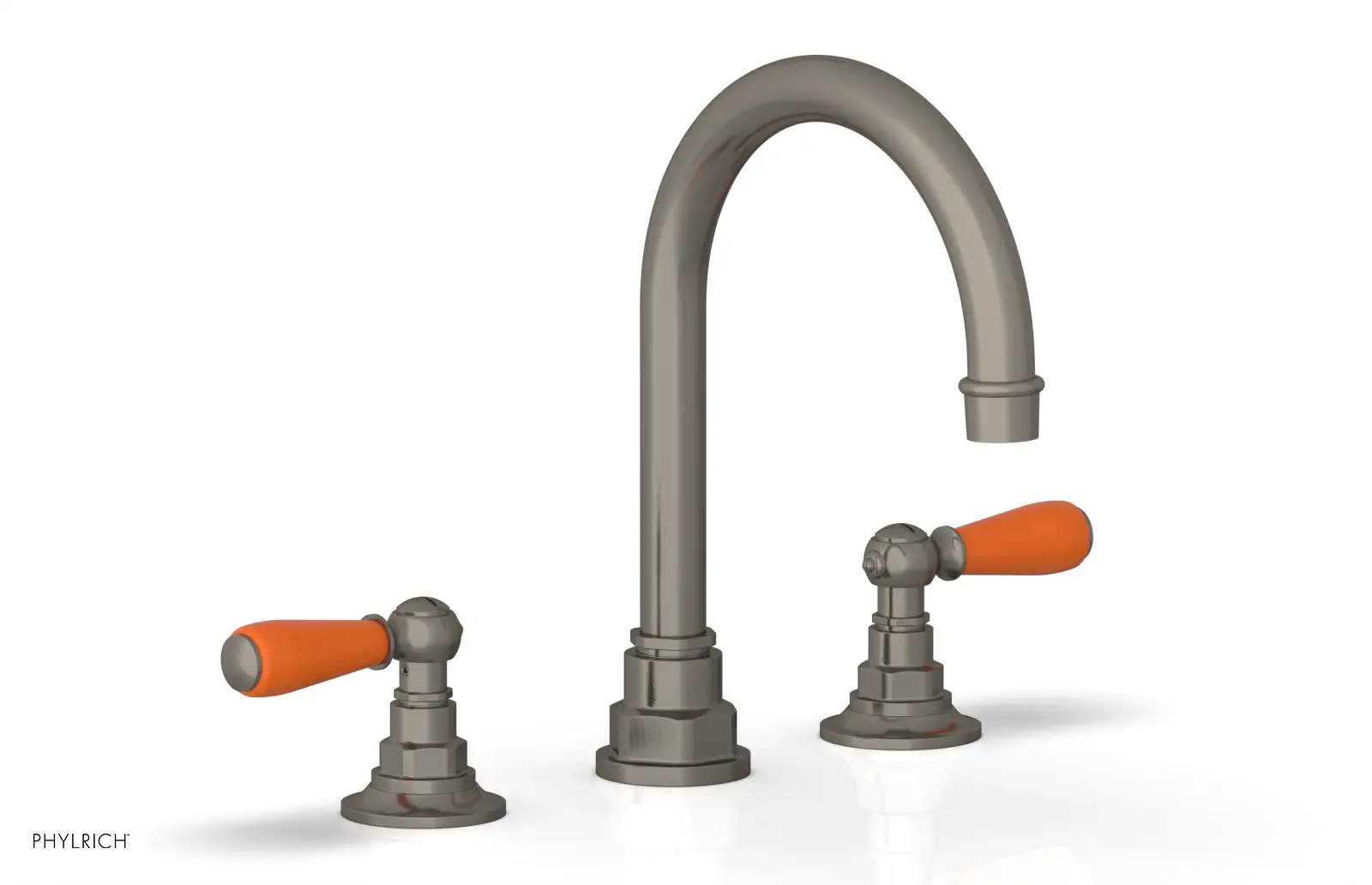 Phylrich Jamestown High Spout Widespread Faucet with Lever Handle by Phylrich