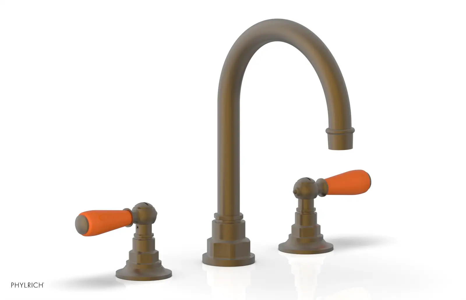 Phylrich Jamestown High Spout Widespread Faucet with Lever Handle by Phylrich