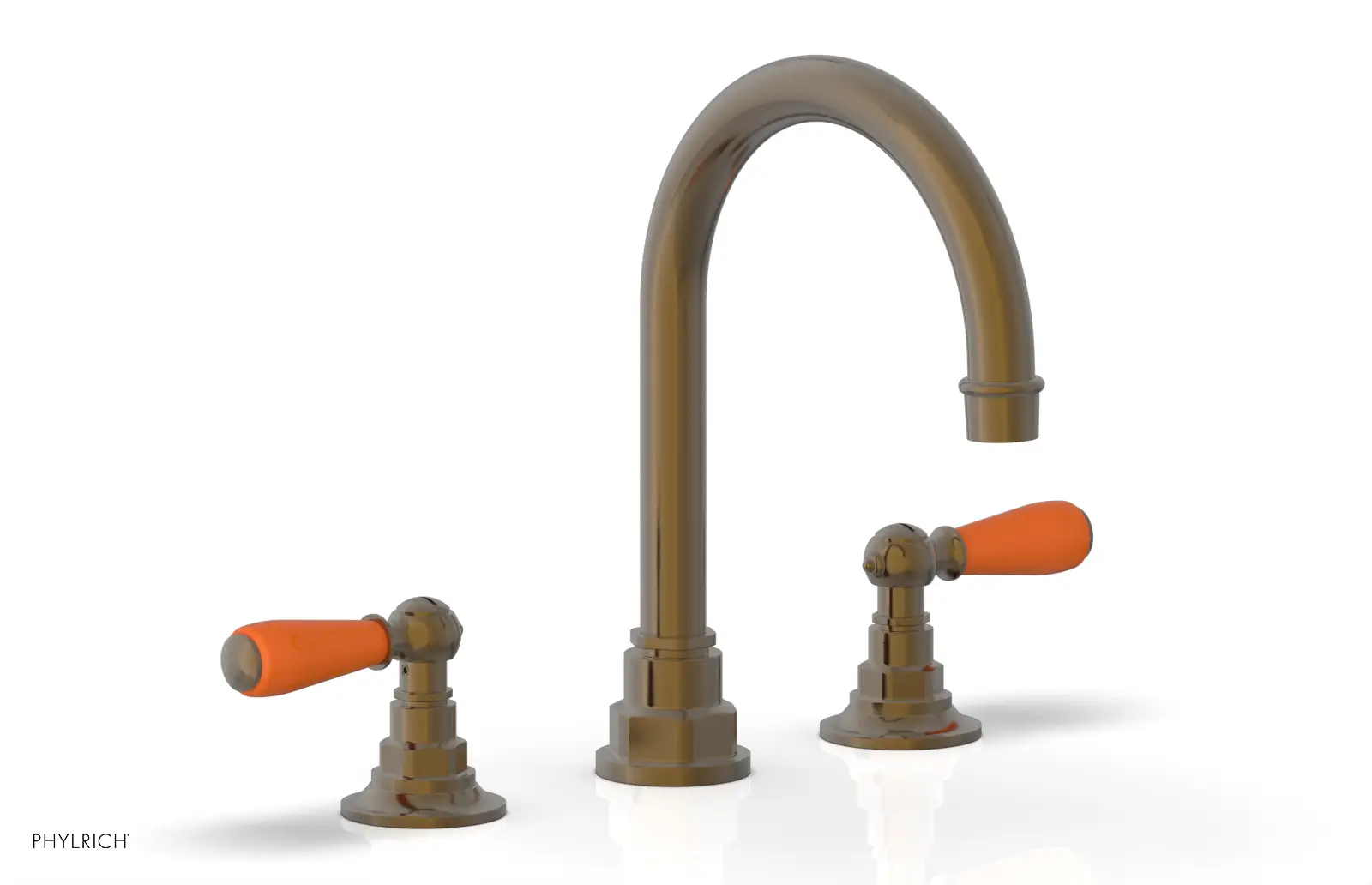 Phylrich Jamestown High Spout Widespread Faucet with Lever Handle by Phylrich