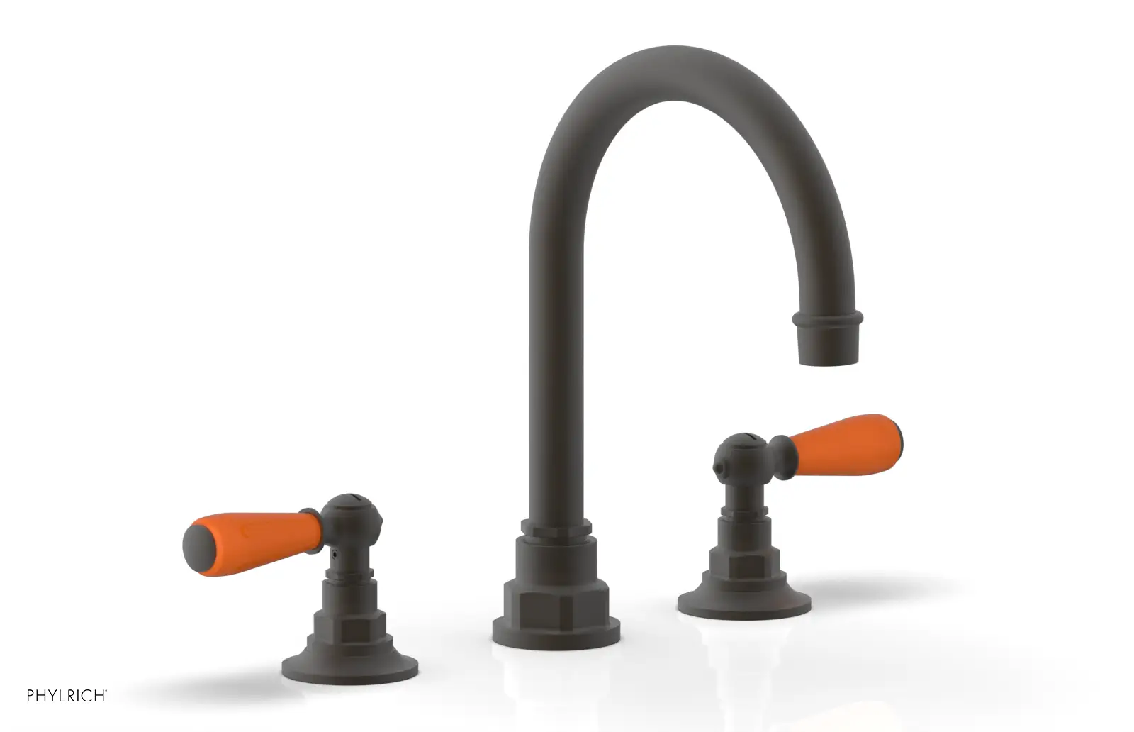 Phylrich Jamestown High Spout Widespread Faucet with Lever Handle by Phylrich