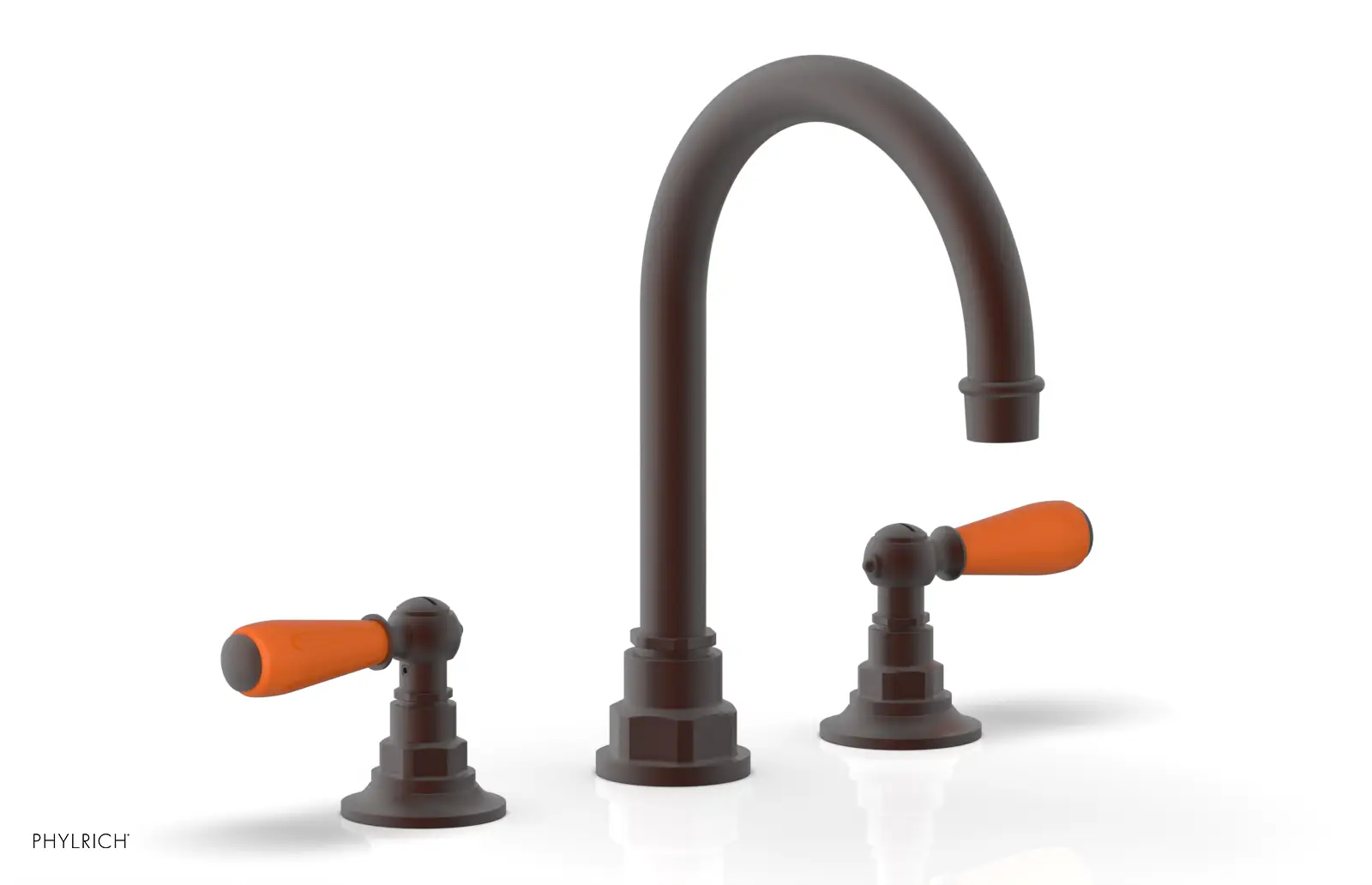 Phylrich Jamestown High Spout Widespread Faucet with Lever Handle by Phylrich