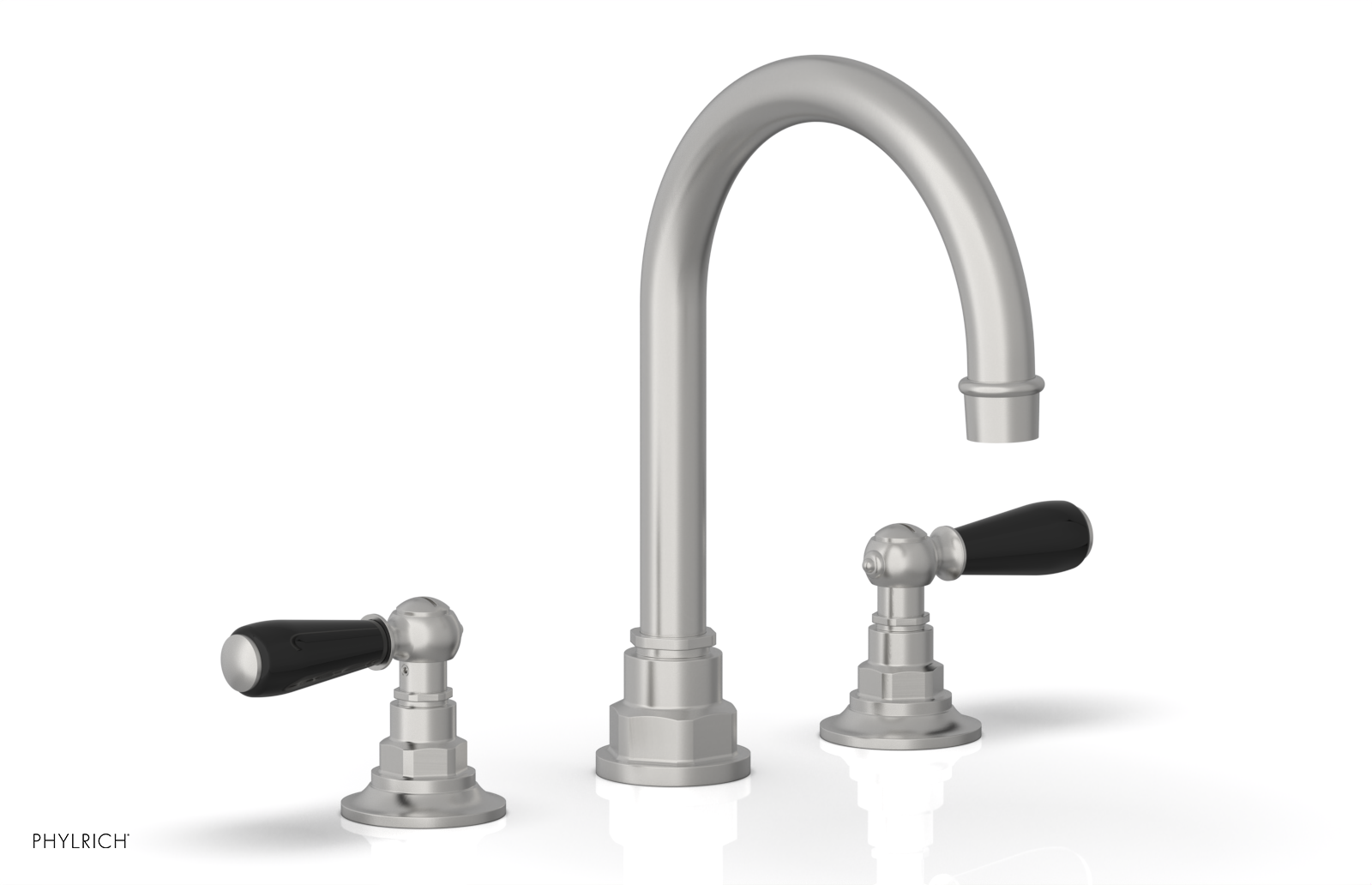 Phylrich Jamestown High Spout Widespread Faucet with Lever Handle