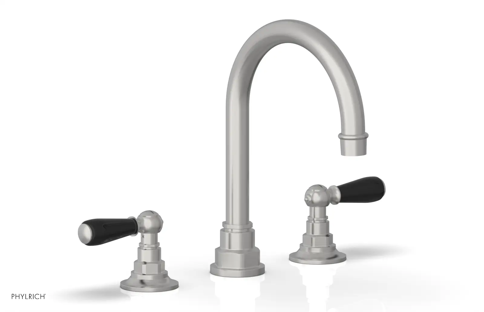 Phylrich Jamestown High Spout Widespread Faucet with Lever Handle by Phylrich