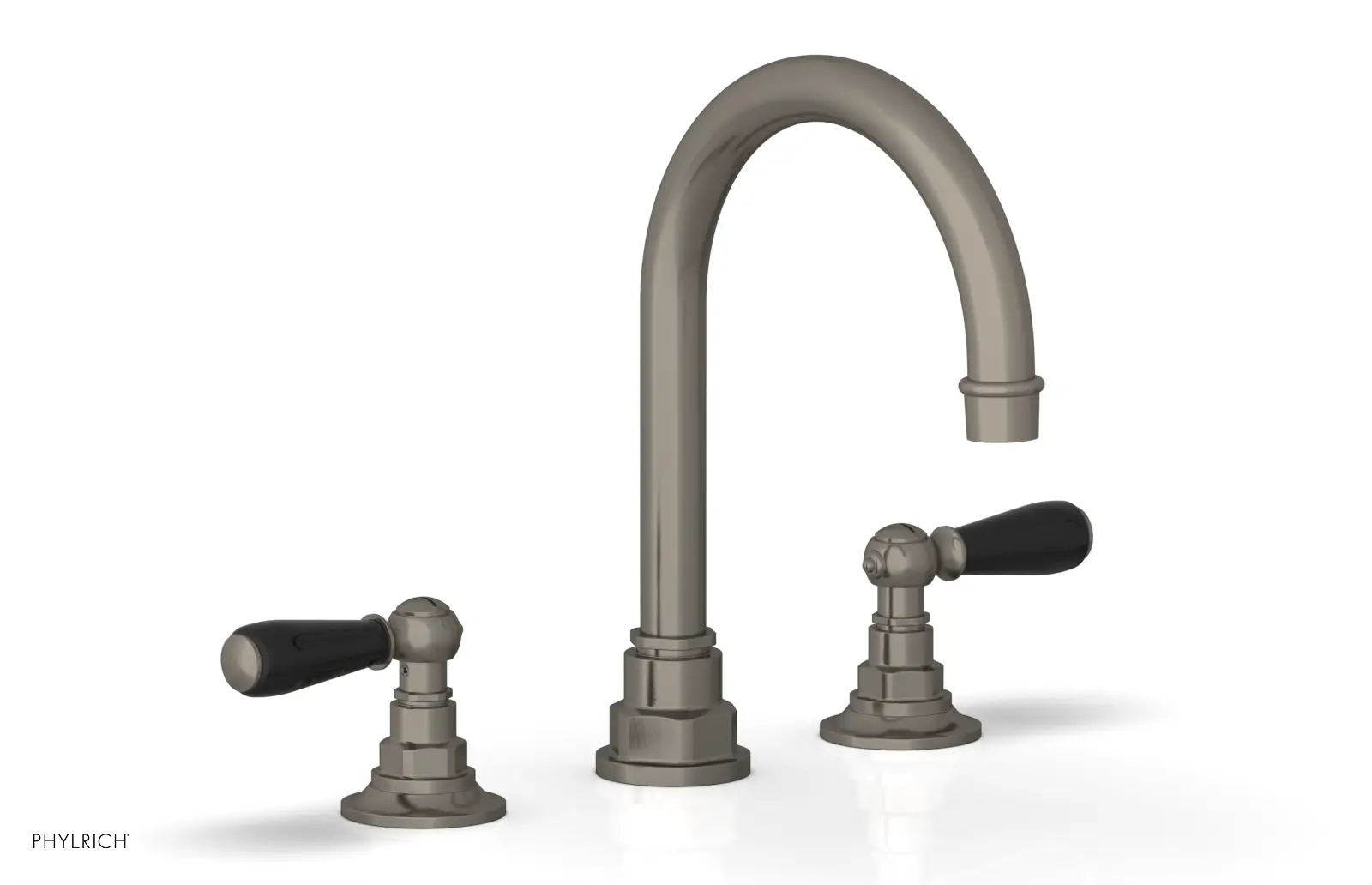 Phylrich Jamestown High Spout Widespread Faucet with Lever Handle by Phylrich