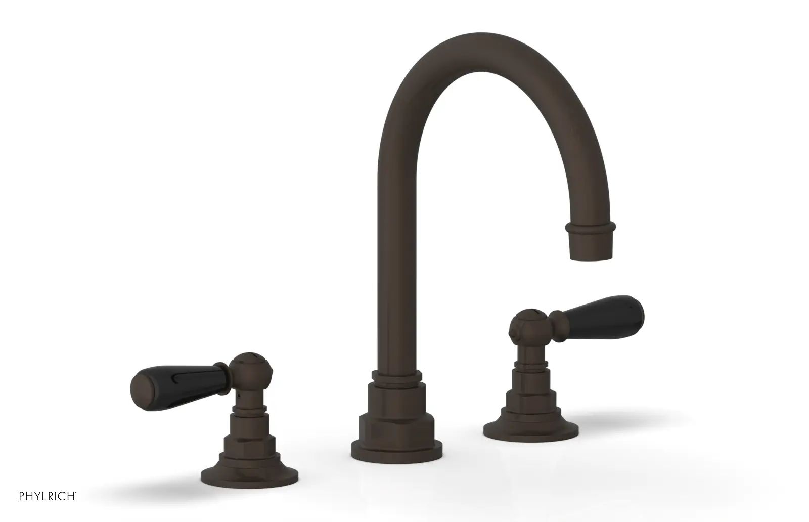 Phylrich Jamestown High Spout Widespread Faucet with Lever Handle by Phylrich