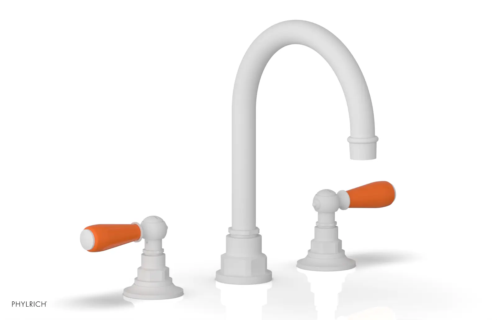 Phylrich Jamestown High Spout Widespread Faucet with Lever Handle by Phylrich
