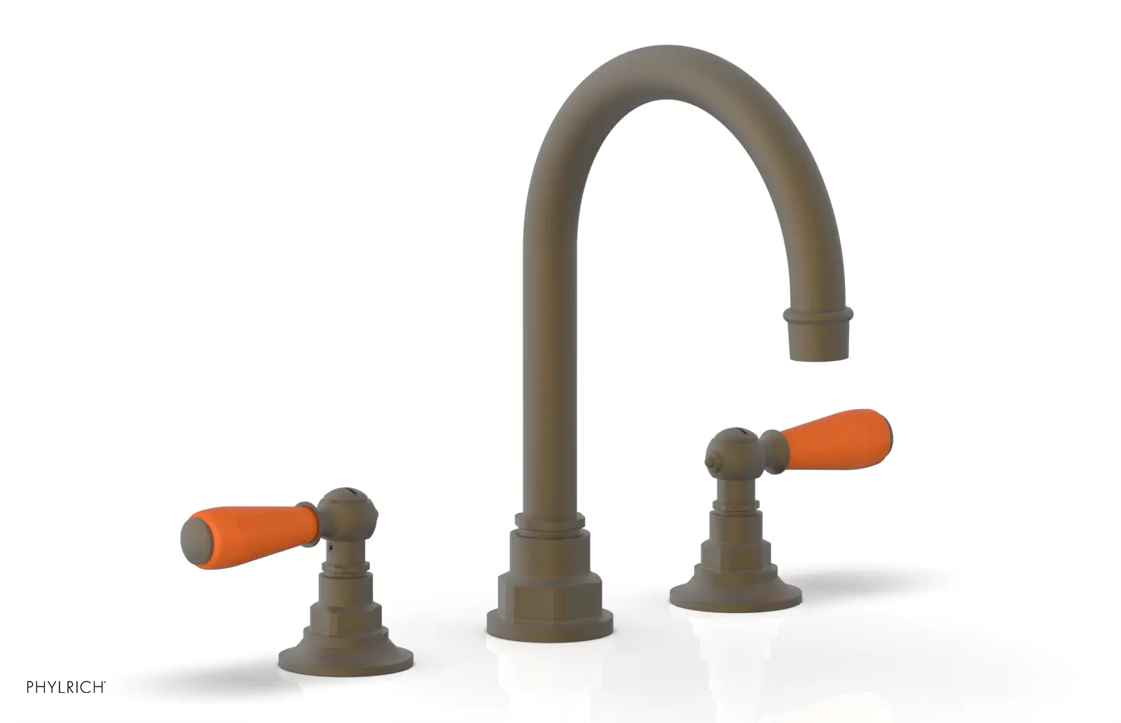 Phylrich Jamestown High Spout Widespread Faucet with Lever Handle by Phylrich