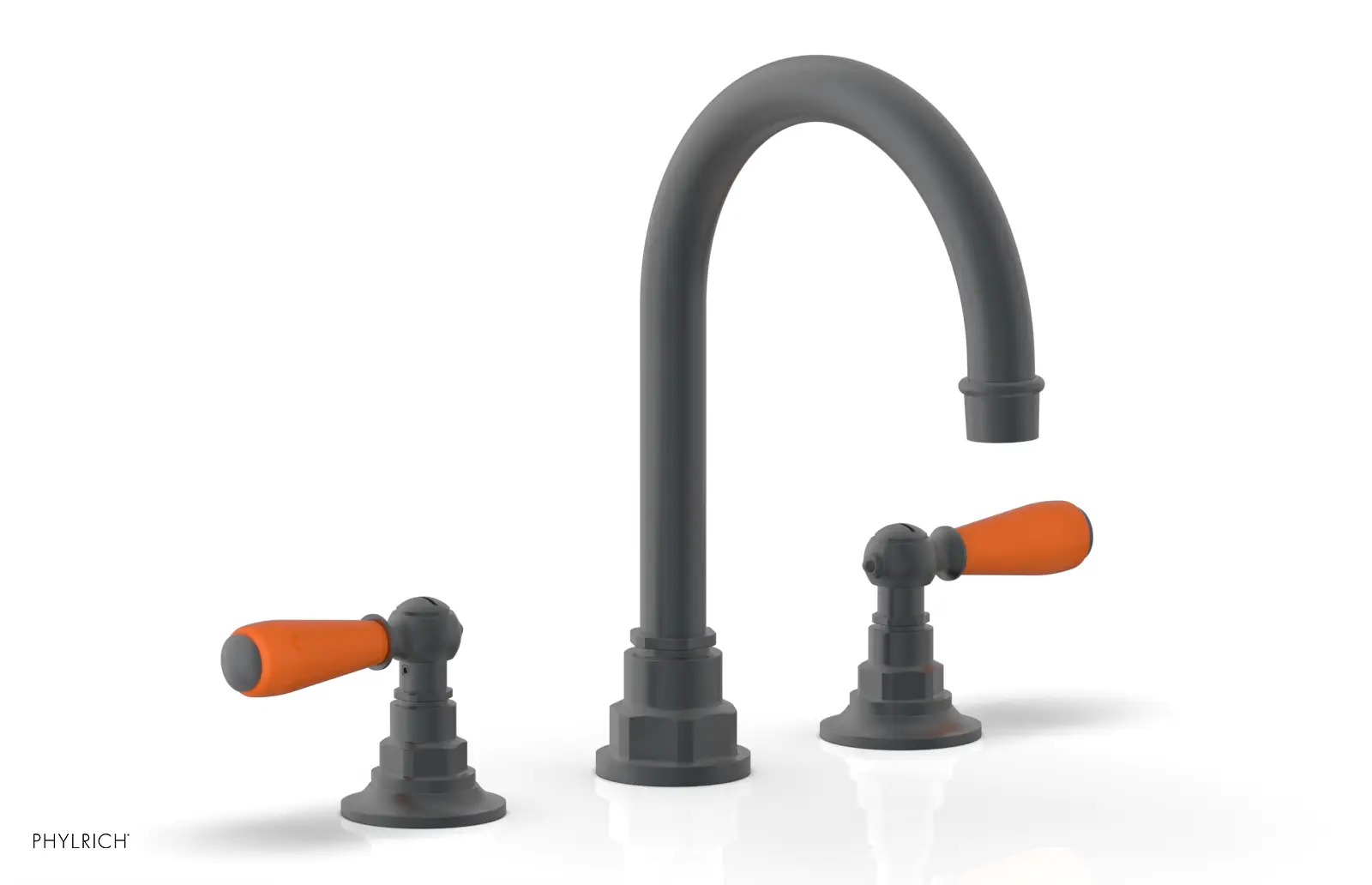 Phylrich Jamestown High Spout Widespread Faucet with Lever Handle by Phylrich