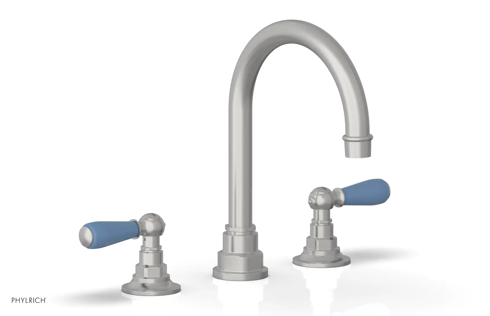 Phylrich Jamestown High Spout Widespread Faucet with Lever Handle by Phylrich