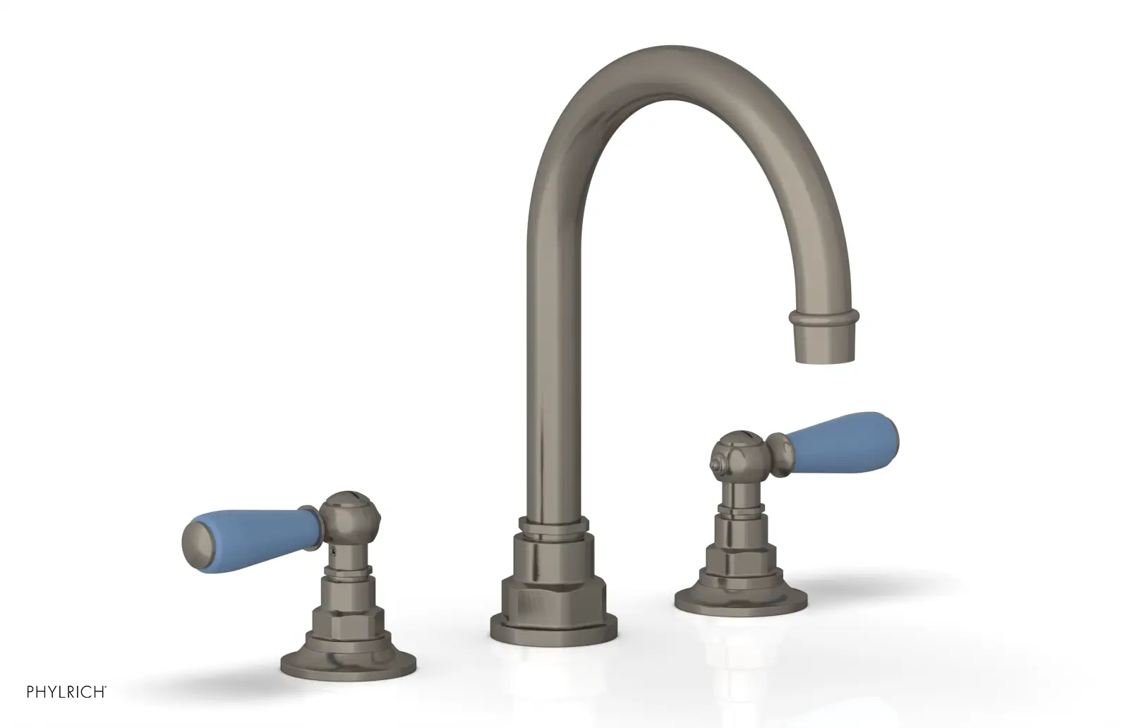Phylrich Jamestown High Spout Widespread Faucet with Lever Handle by Phylrich
