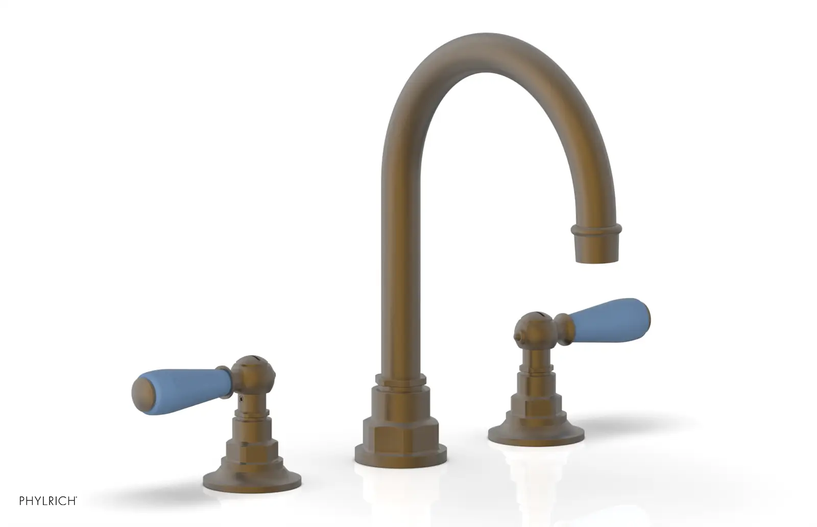 Phylrich Jamestown High Spout Widespread Faucet with Lever Handle by Phylrich