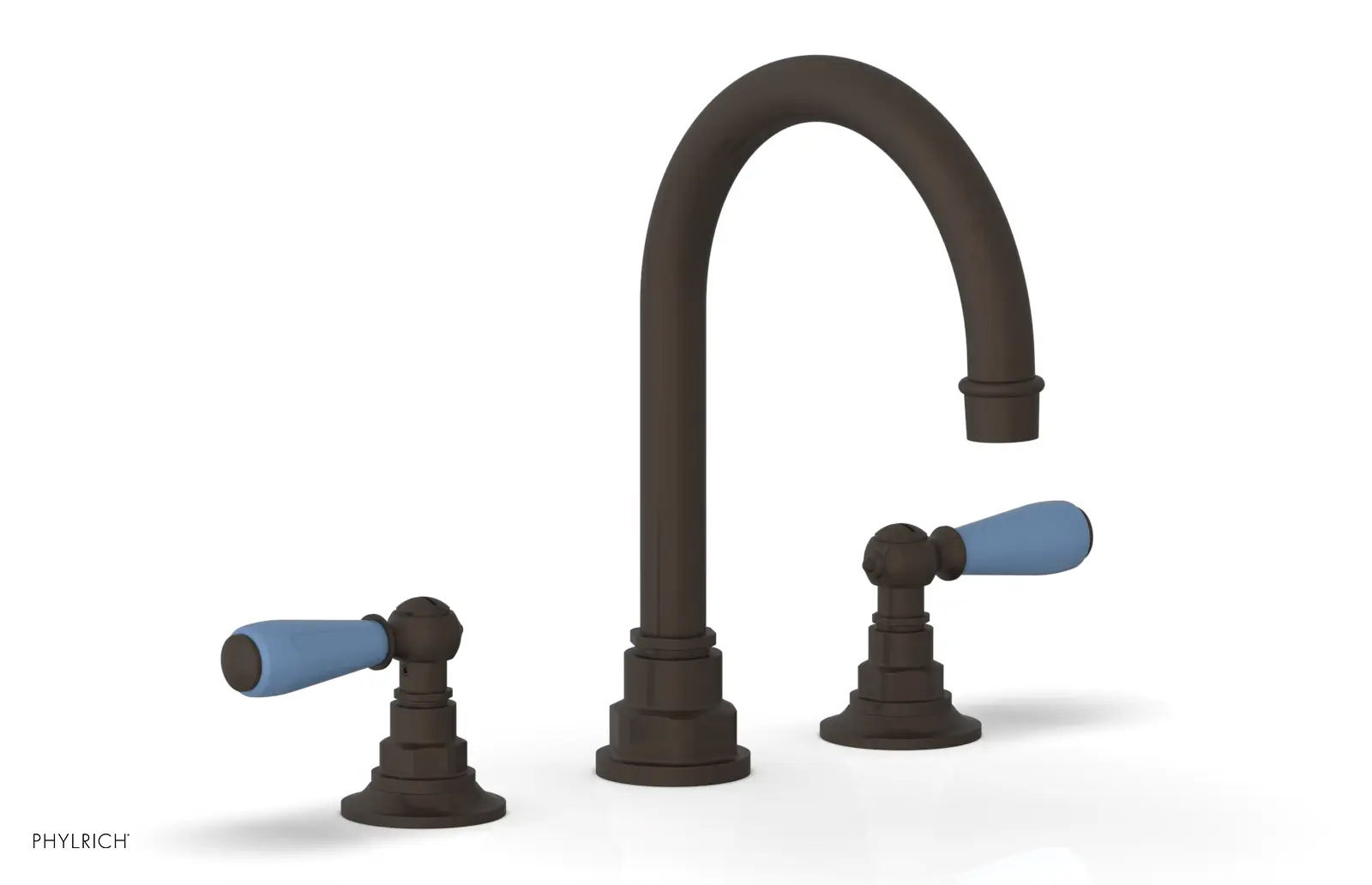 Phylrich Jamestown High Spout Widespread Faucet with Lever Handle by Phylrich