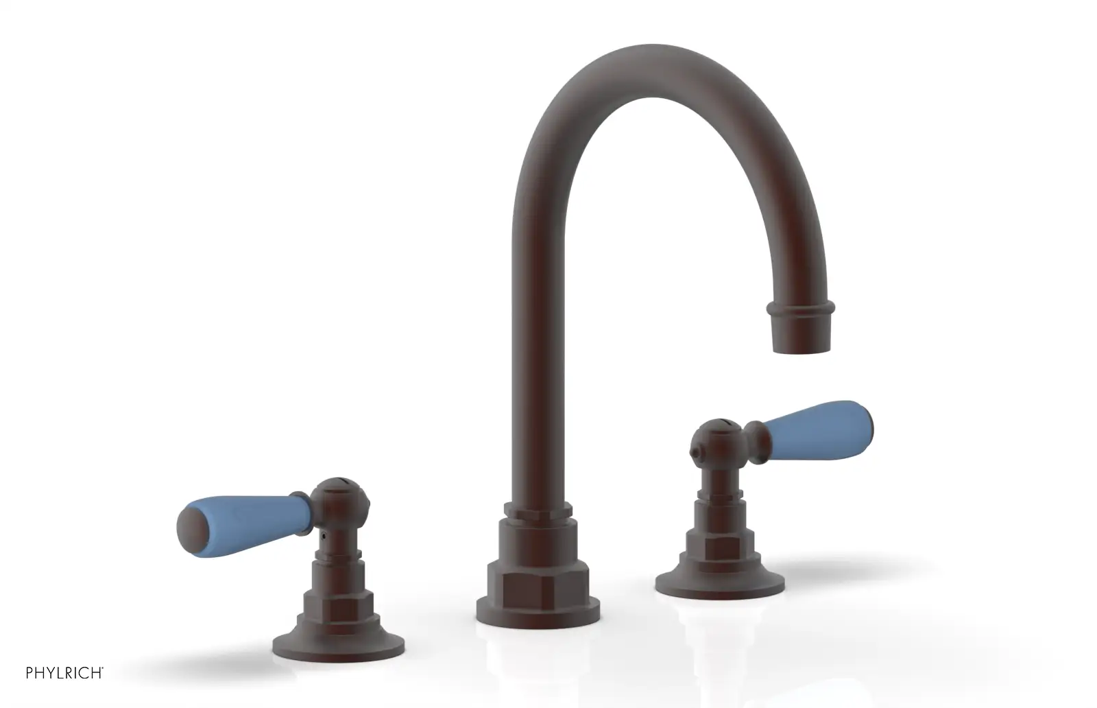 Phylrich Jamestown High Spout Widespread Faucet with Lever Handle by Phylrich